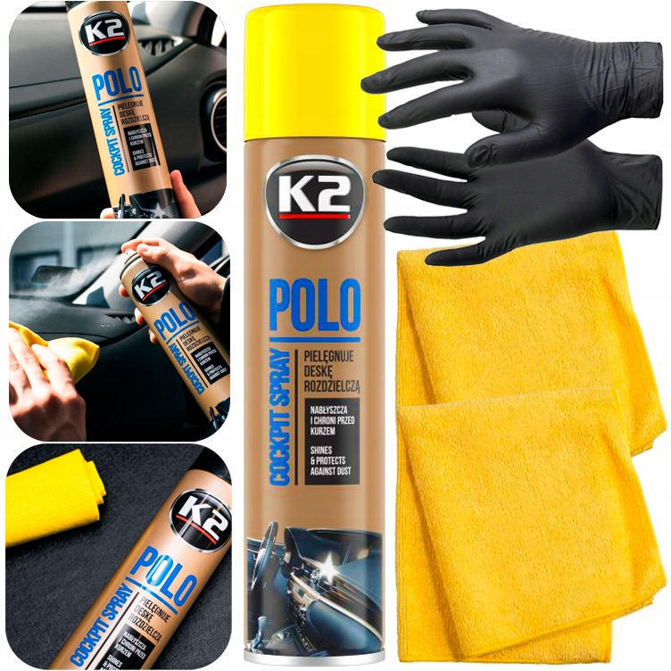 

K2 Polo Cockpit Środek Do Kokpitu Plak Lemon 330ML