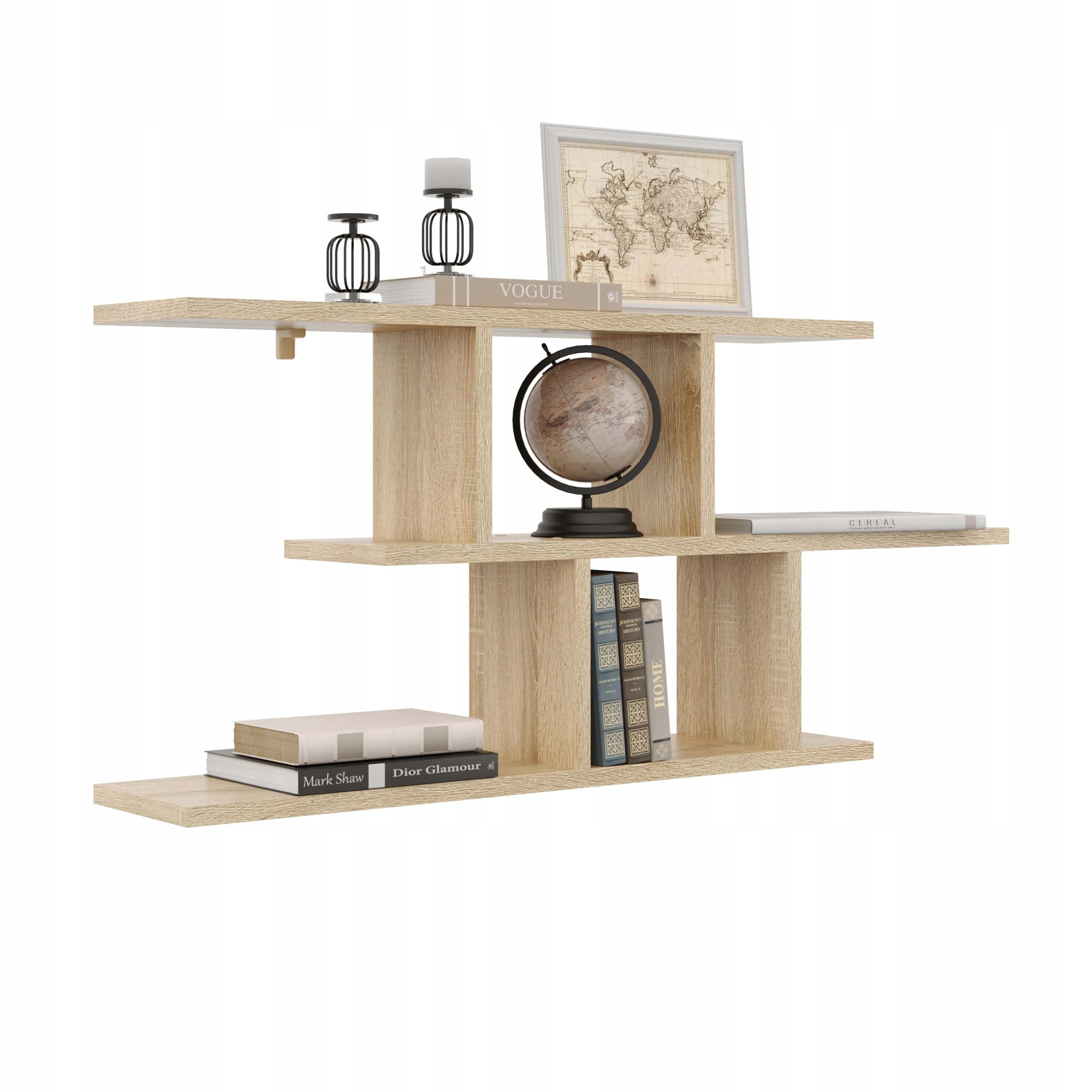 

Półka Wisząca do Salonu Regał Ścienny Sonoma Nr 27