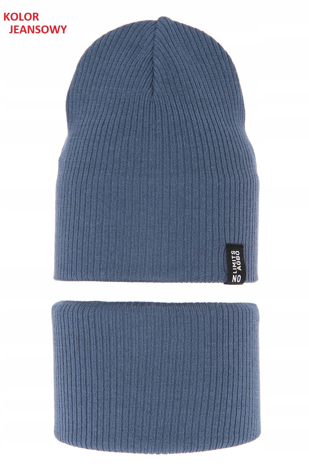 KOMPLET CHŁOPIĘCY WIOSENNY CZAPKA I KOMIN KOLORY do wyboru Materiał dominujący bawełna