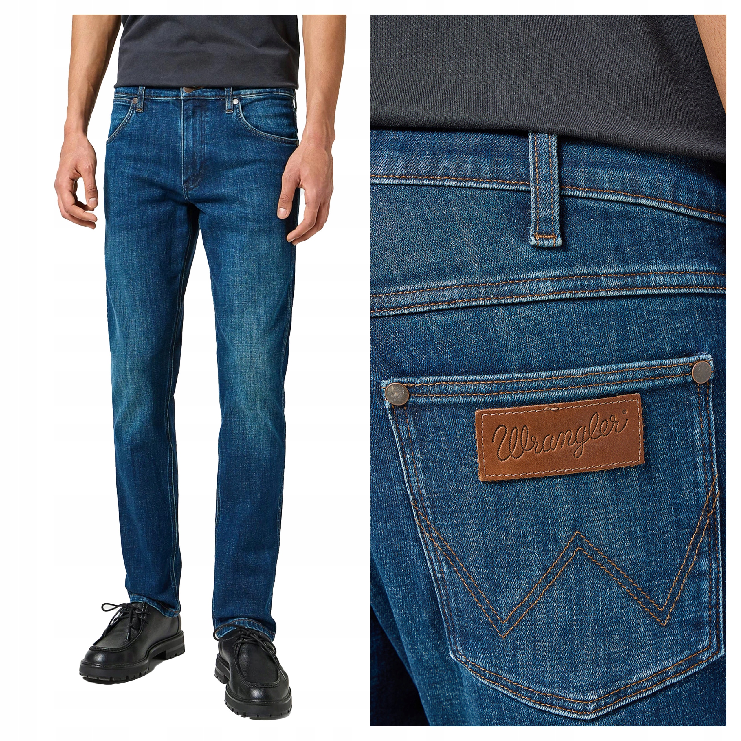 Wrangler Greensboro W30 L34 Pánské džíny Jednoduché