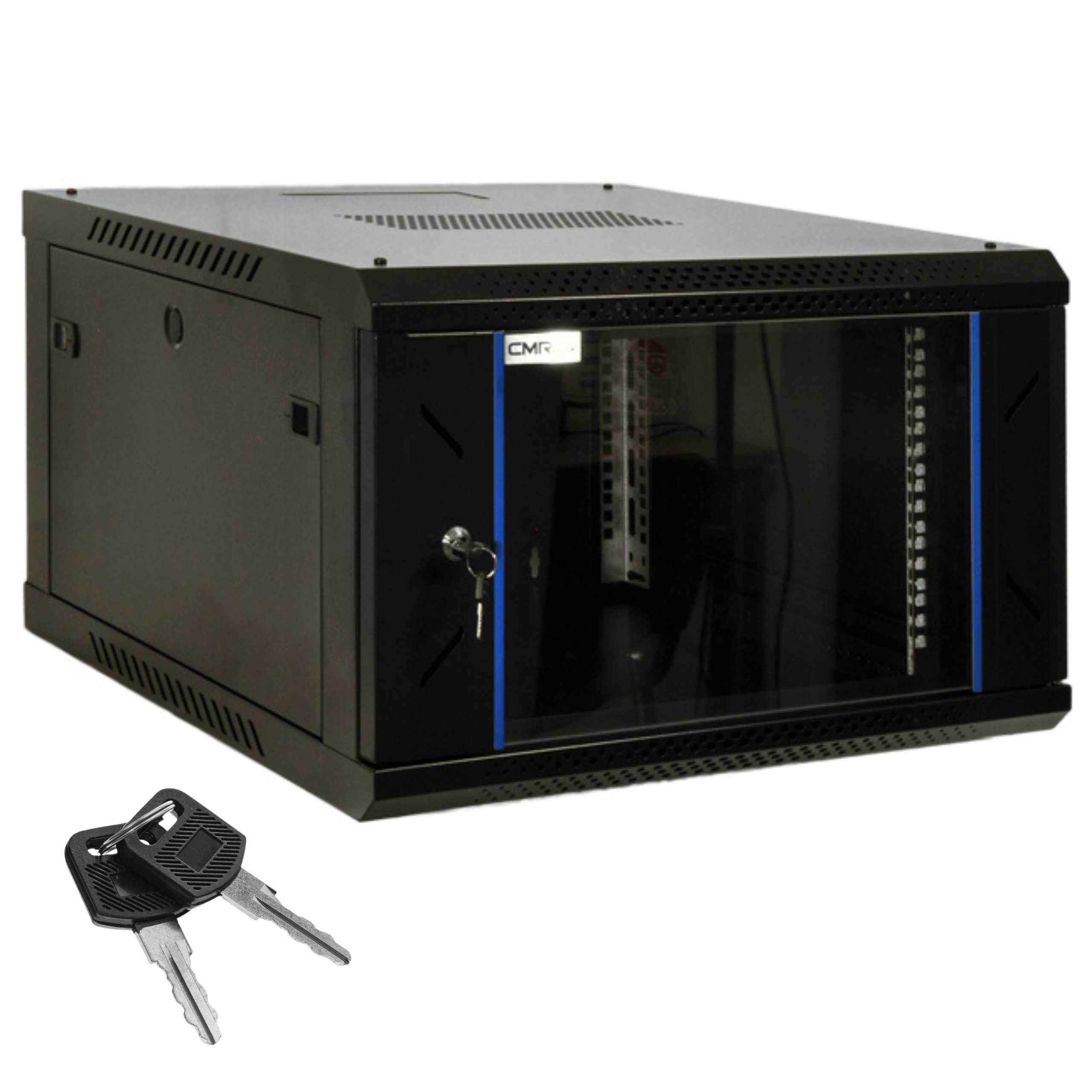 Skříň Rack CMR-CAB-06-600 6U 19" 600x600x368 mm pro Cctv rekordér