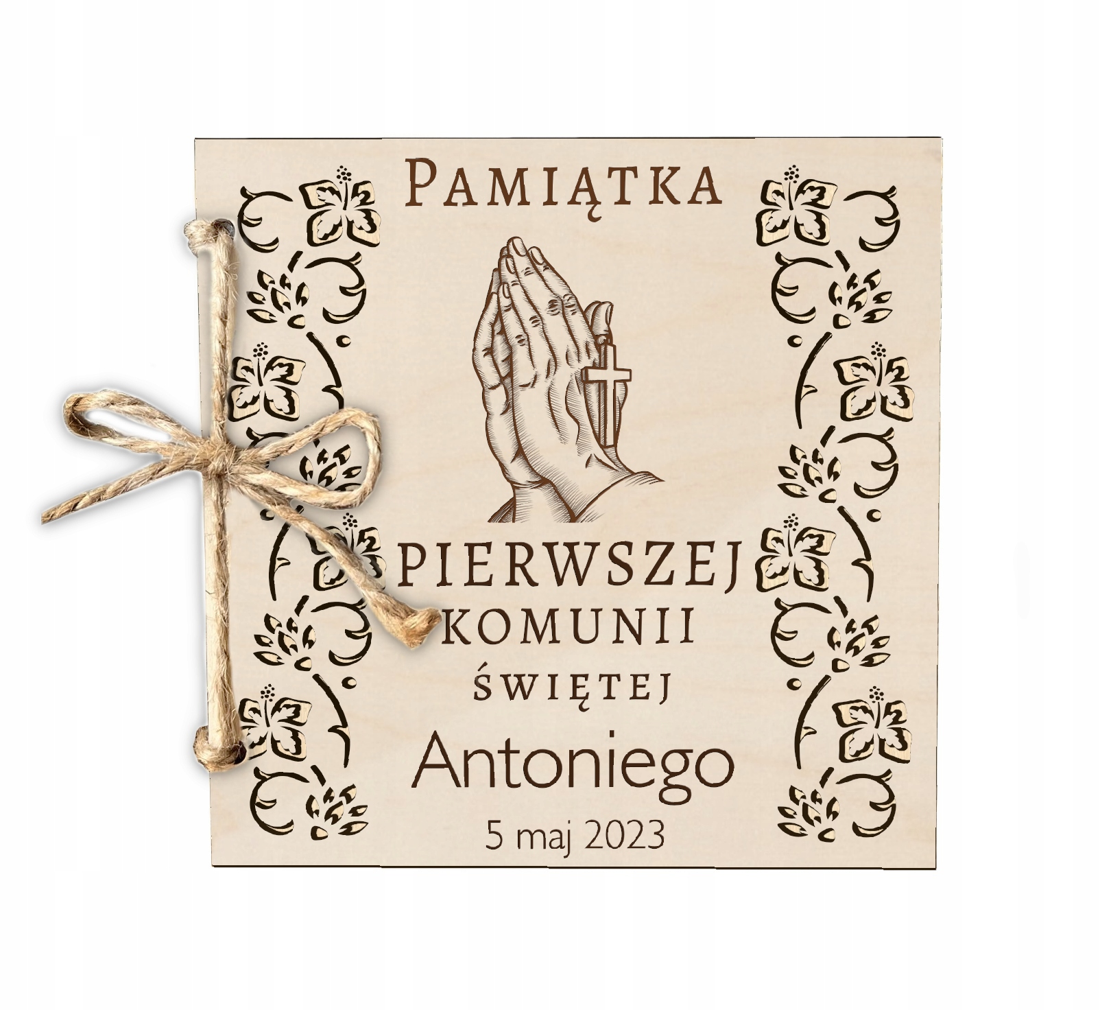 

Kartka Pamiątka Pierwsza Komunia Święta