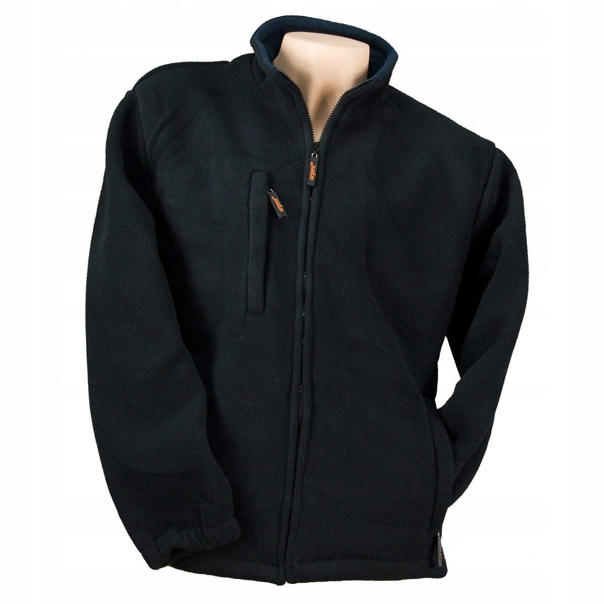 Mikina Fleecová Pracovní Černá Urgent Velikost XL