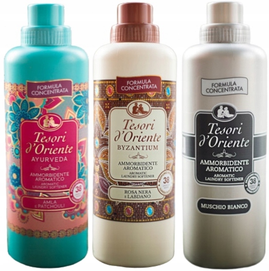 Levně Tesori d'Oriente Sada 3 italských oplachovacích přípravků 760 ml Abm