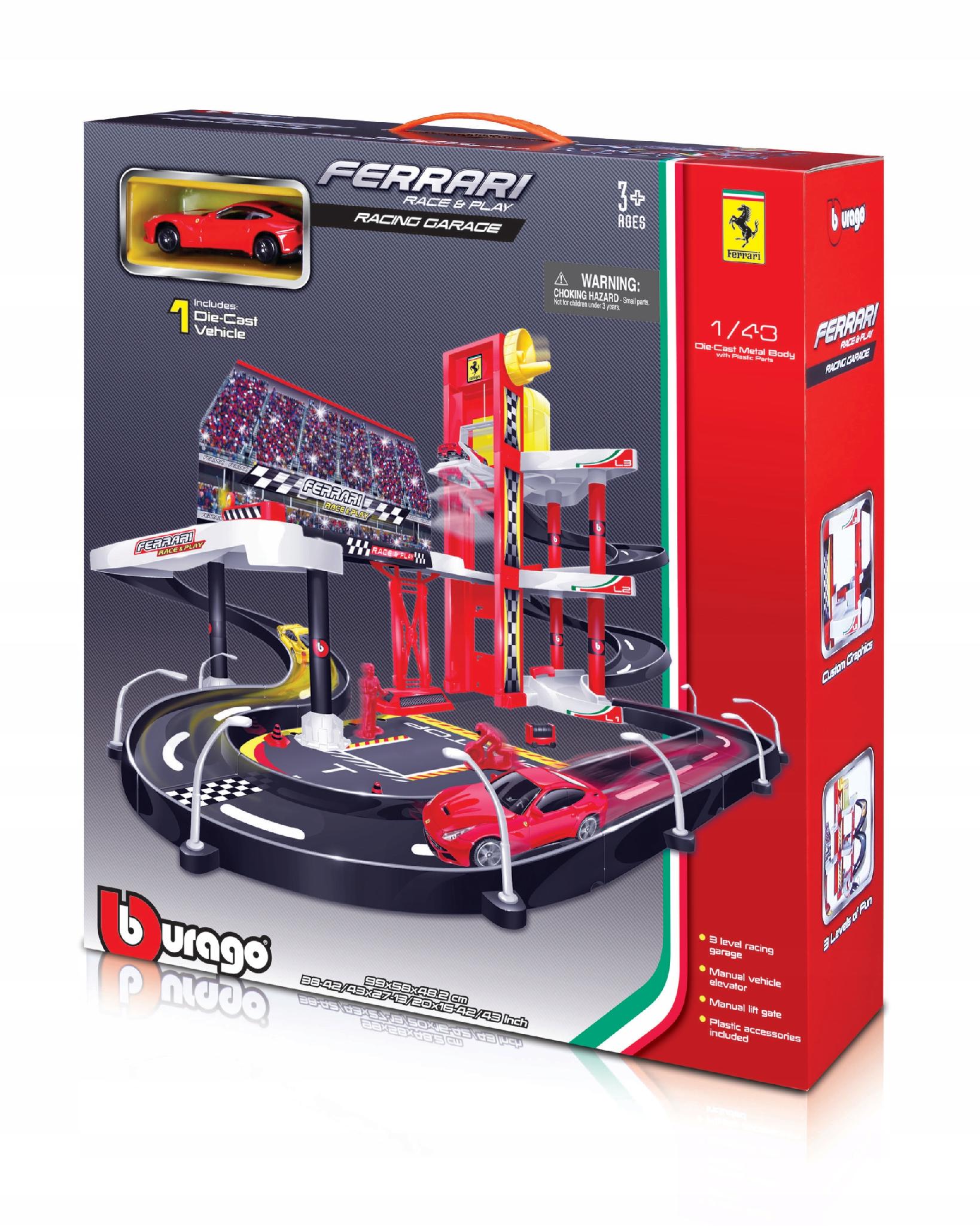Závodní Dráha Ferrari Parking BBurago 1:43