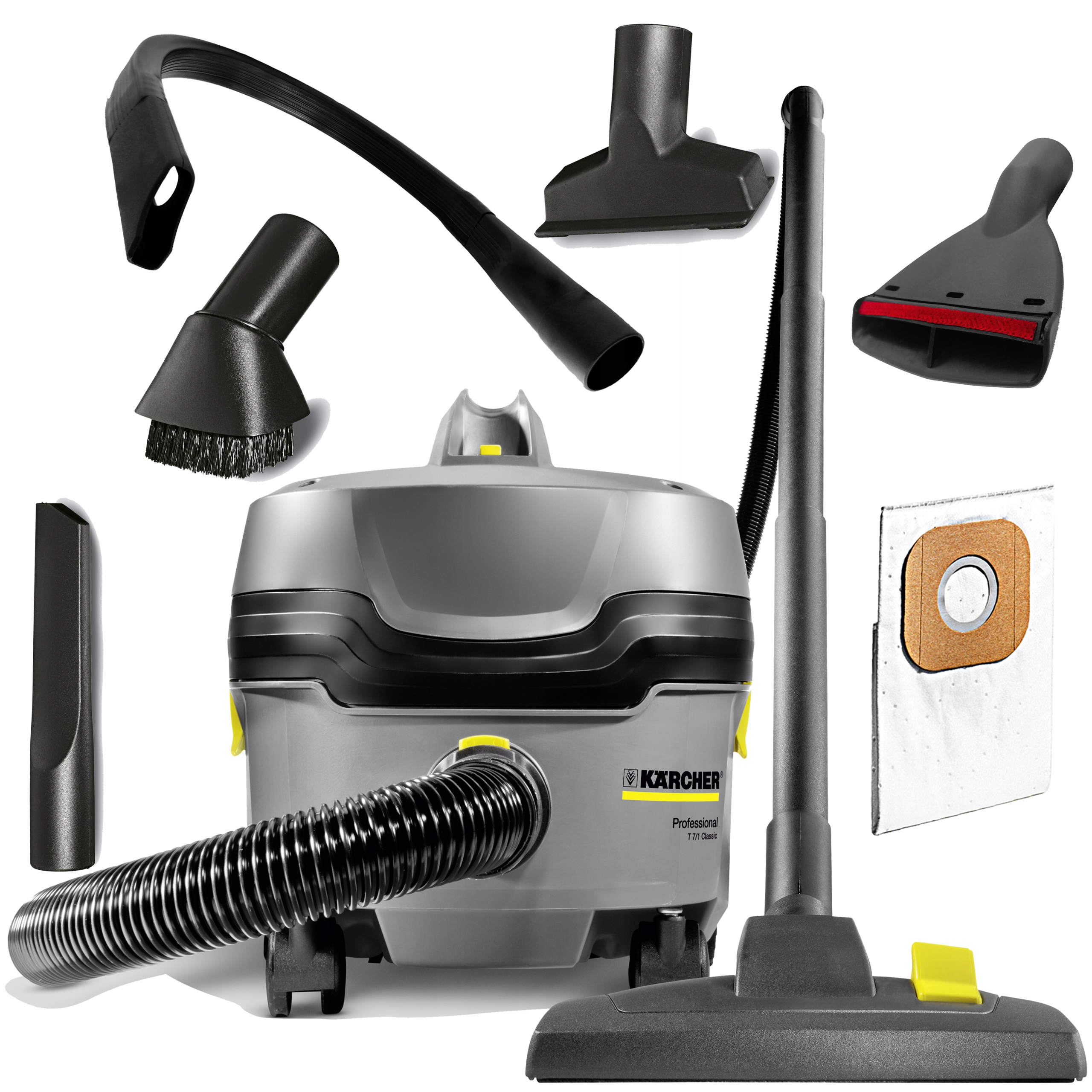 ODKURZACZ PRZEMYSŁOWY KARCHER T 7/1 ZESTAW COMBO