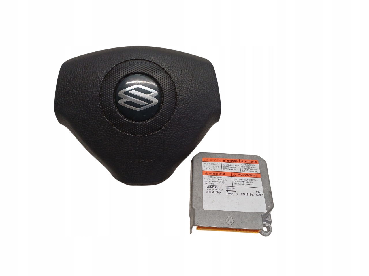 SUZUKI IGNIS 2 II 03- PODUSZKA KIEROWNICY MODUŁ AIRBAG 3891086G11000