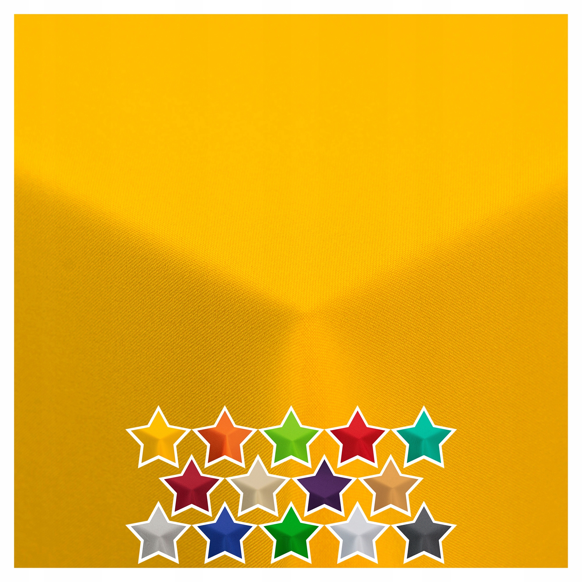 ELEGANCKI GŁADKI OKRĄGŁY OBRUS KOŁO ŻÓŁTY Ø120 Kolor odcienie żółtego