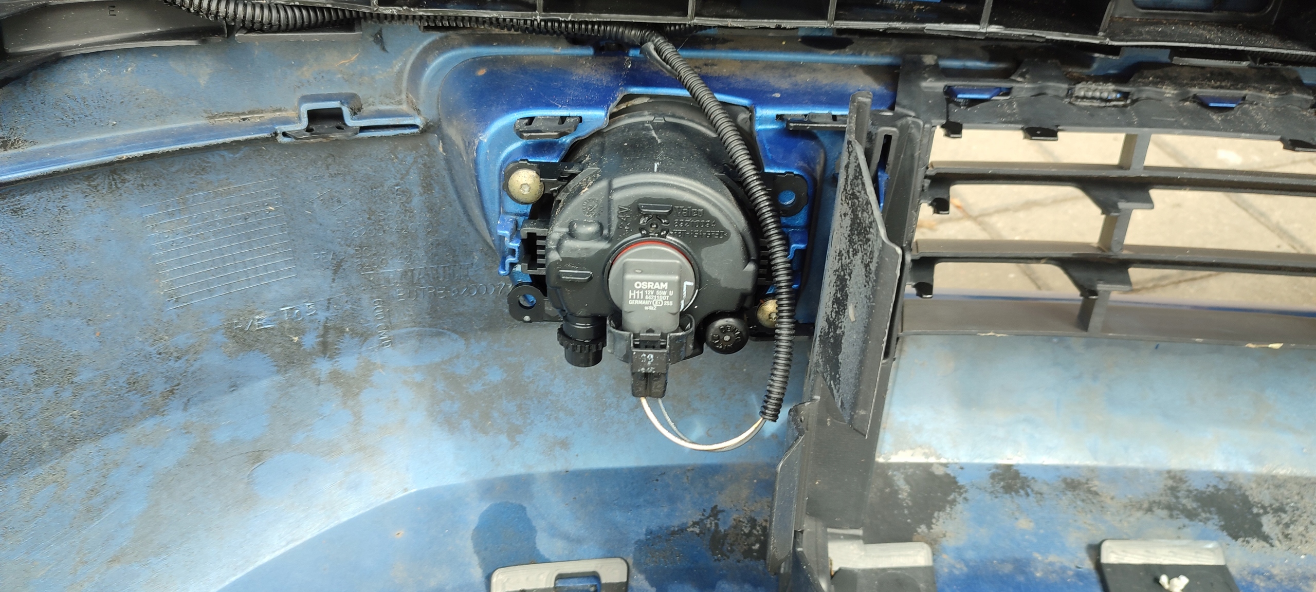 bumper front washers TEI45 Renault Megane II Cabrio