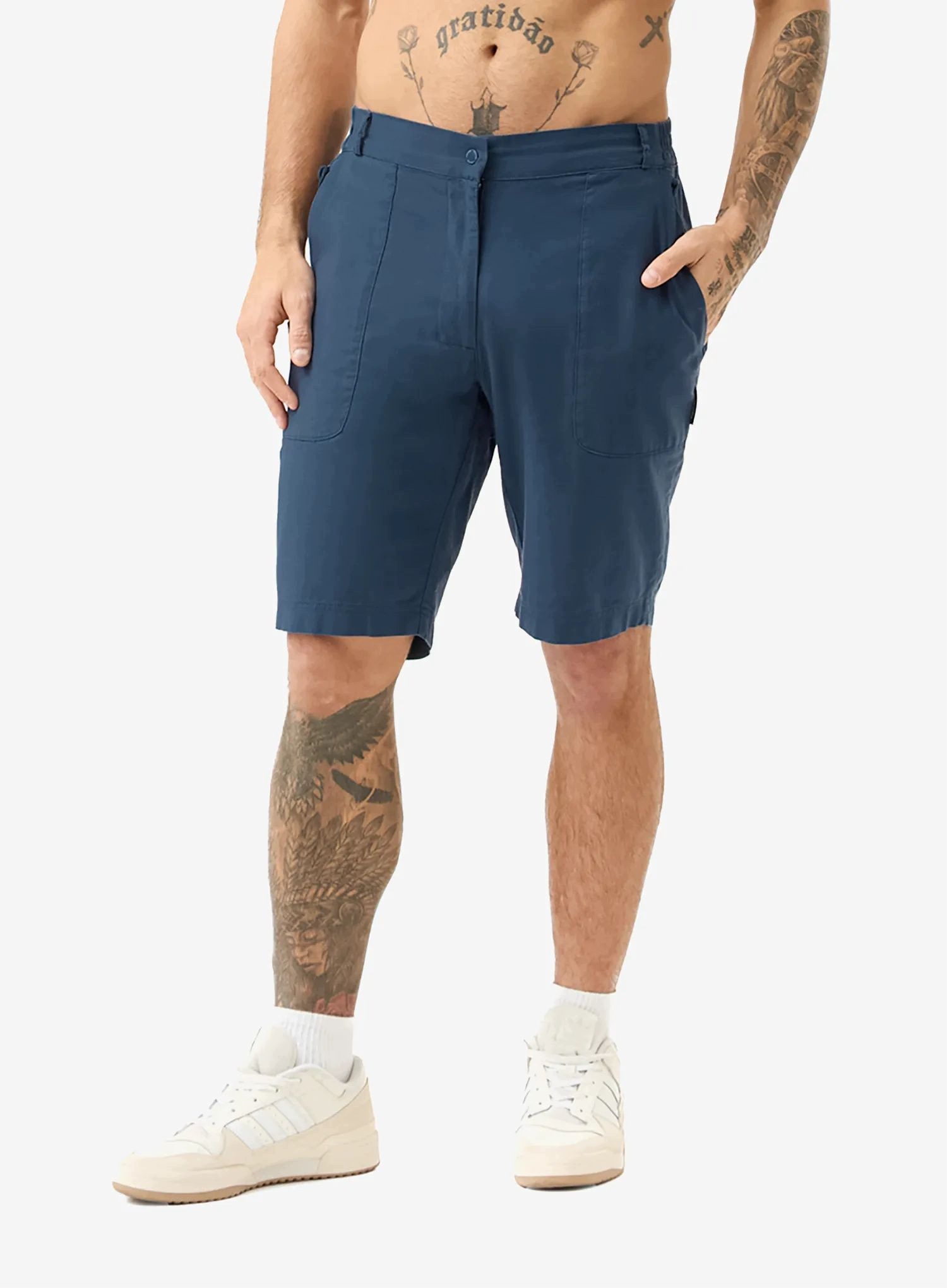 Krótkie spodenki Flov Banao Shorts navy/navy XL
