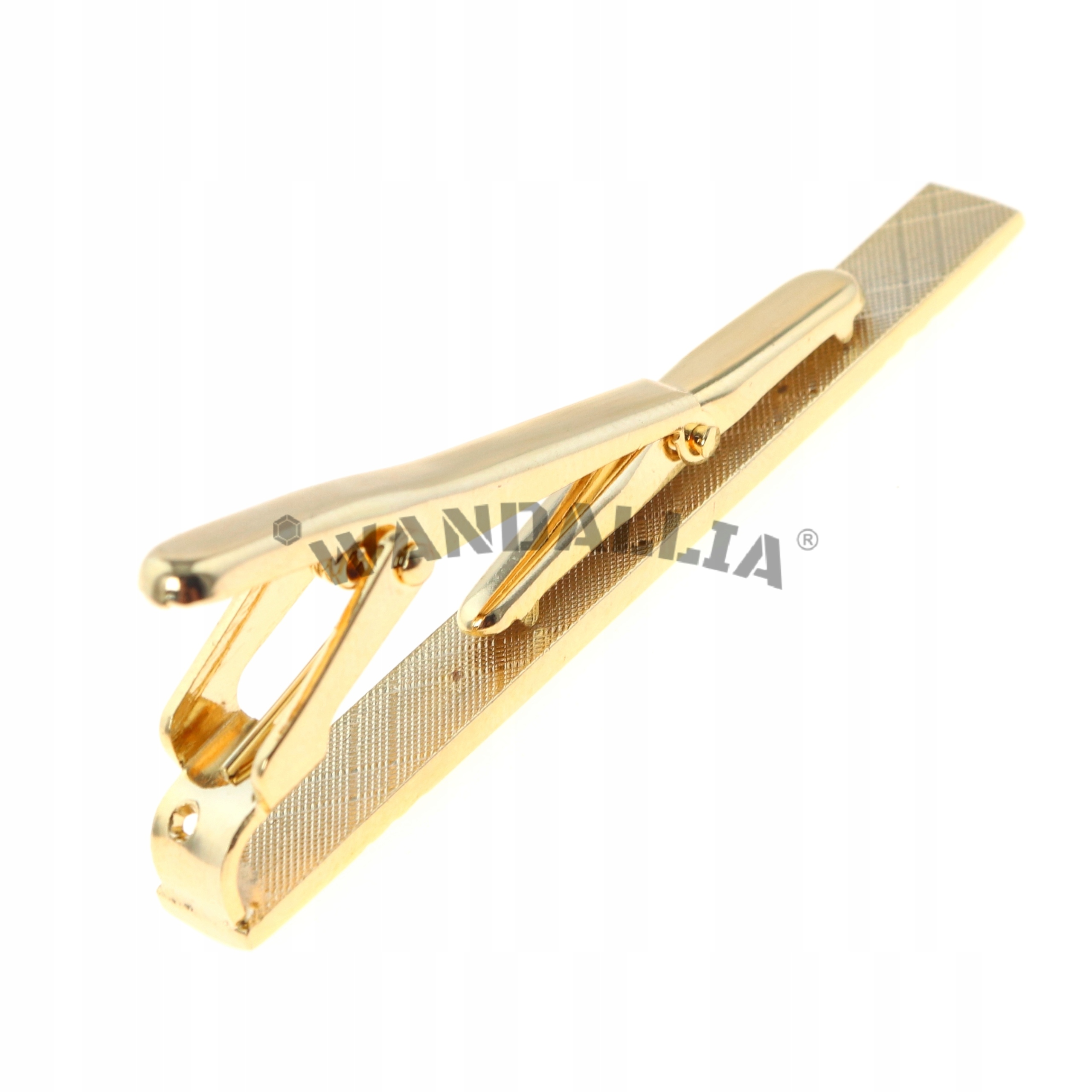 WANDALLIA Spinka do Krawata SP-KR-95 Klasyczna Złota dł.5.5cm Kod producenta SP-KR-95