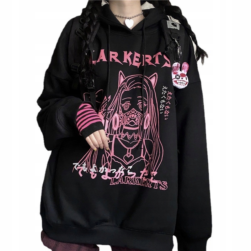 

Bluza Anime Goth Grunge harajuku Hikigawa