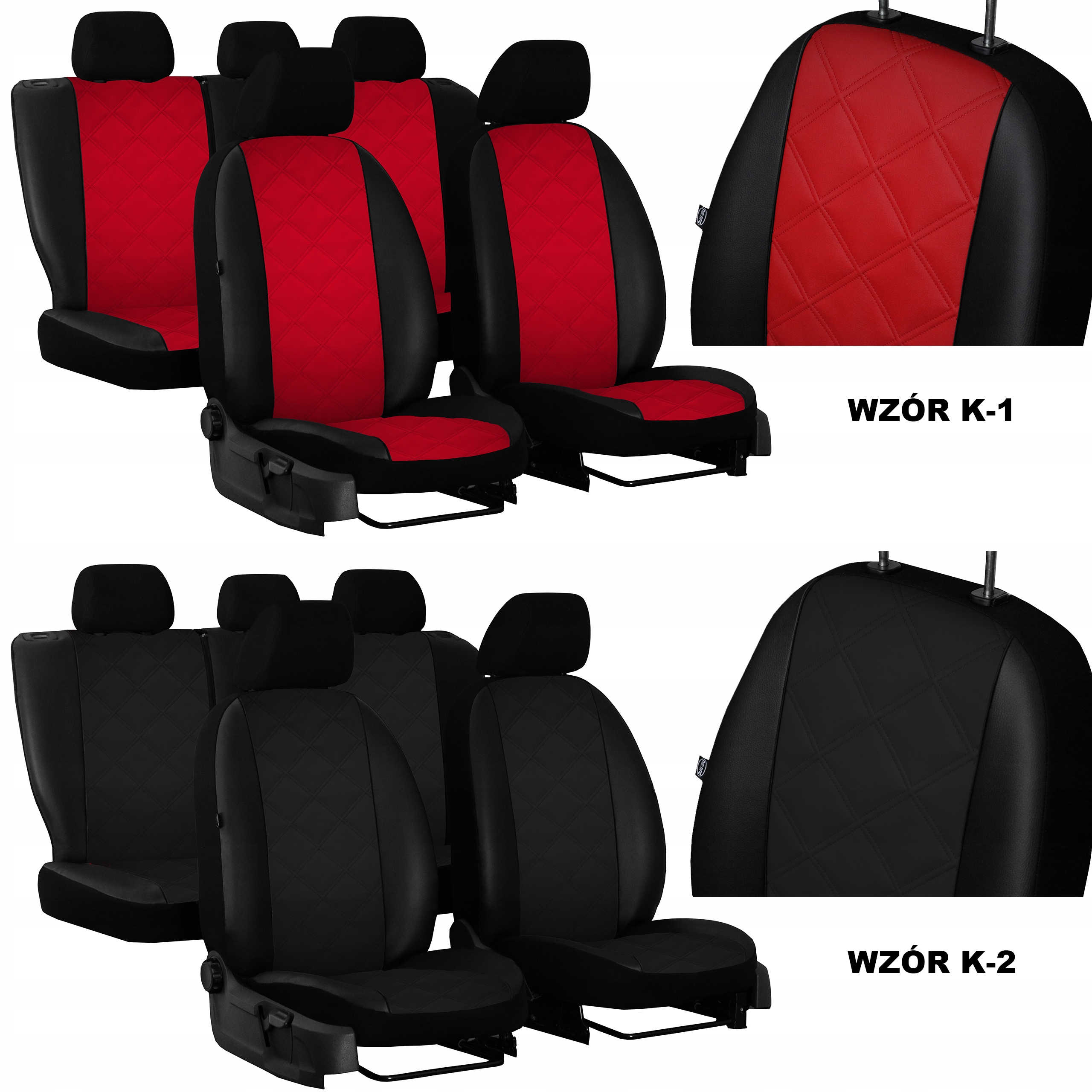 SKÓRZANE POKROWCE MIAROWE CITROEN C-ELYSEE 2 FL Model Forced