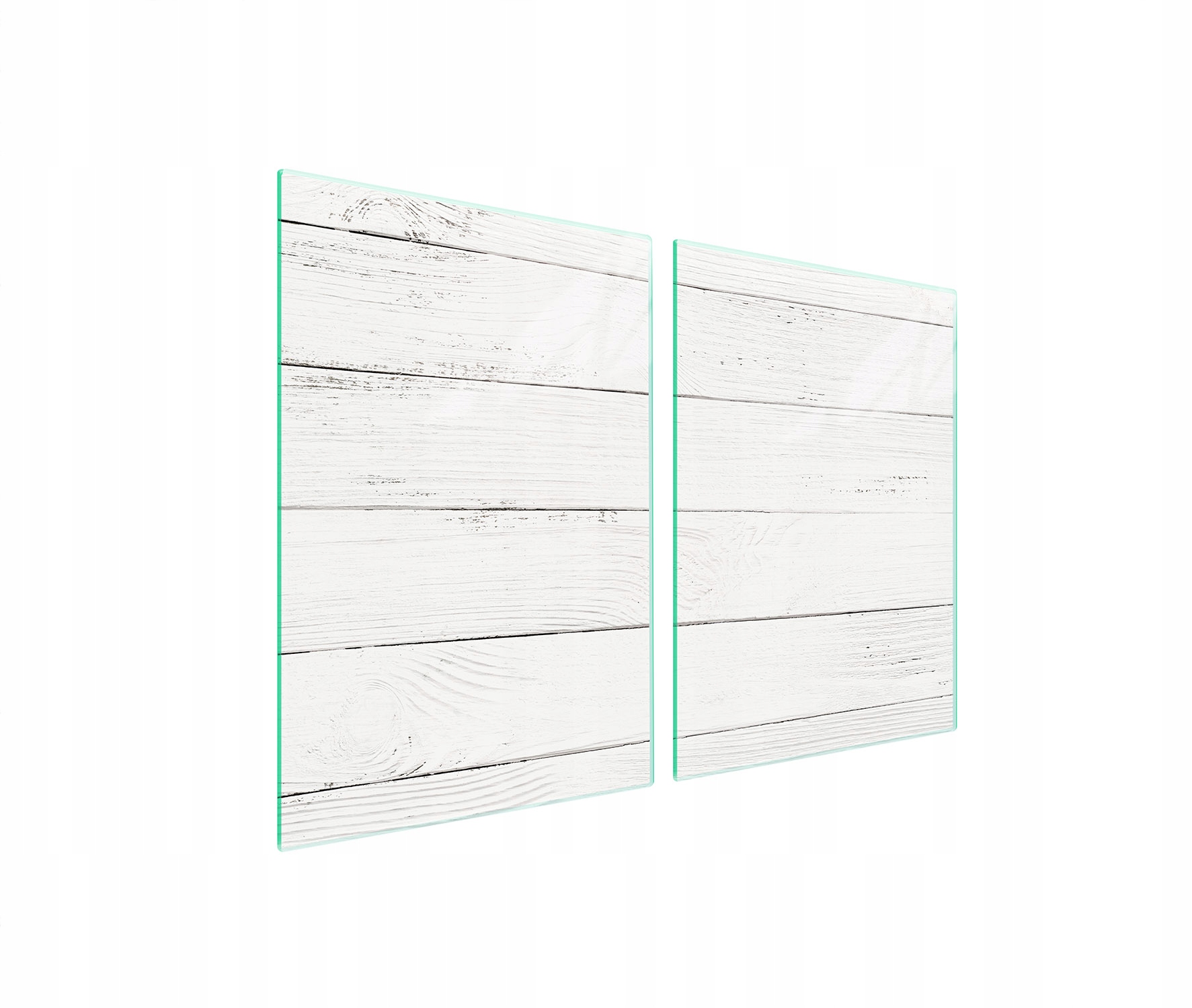 Skleněná Ochranná Deska Do Kuchyně 2x45x52 Dřevo Tvrzené Sklo