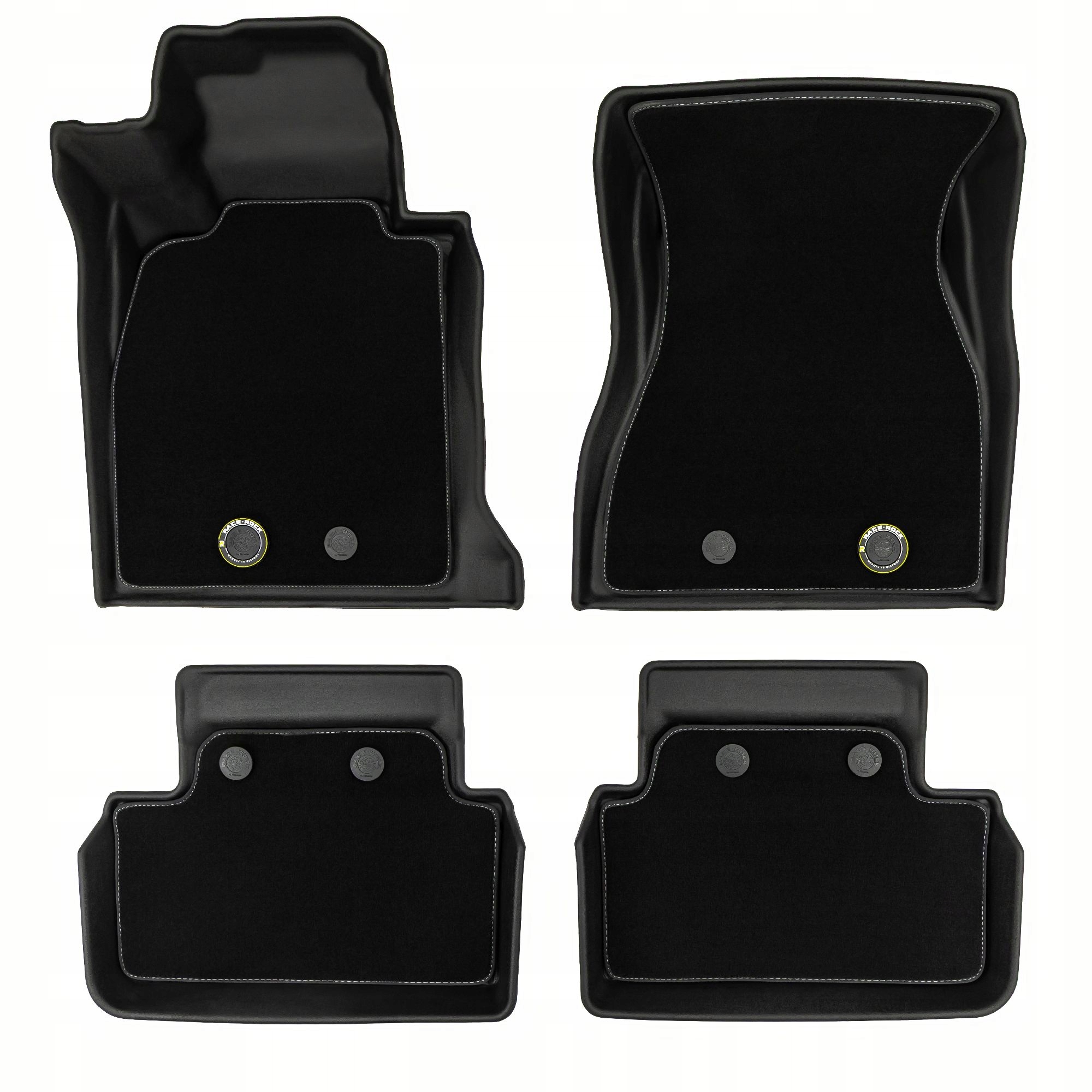 Koberce do auta 2v1 Race Rock pre Bmw radu 5 G60 od roku 2023