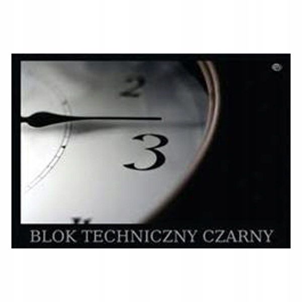 

Blok Techniczny A4/170g Czarny 10 Kartek Interdruk