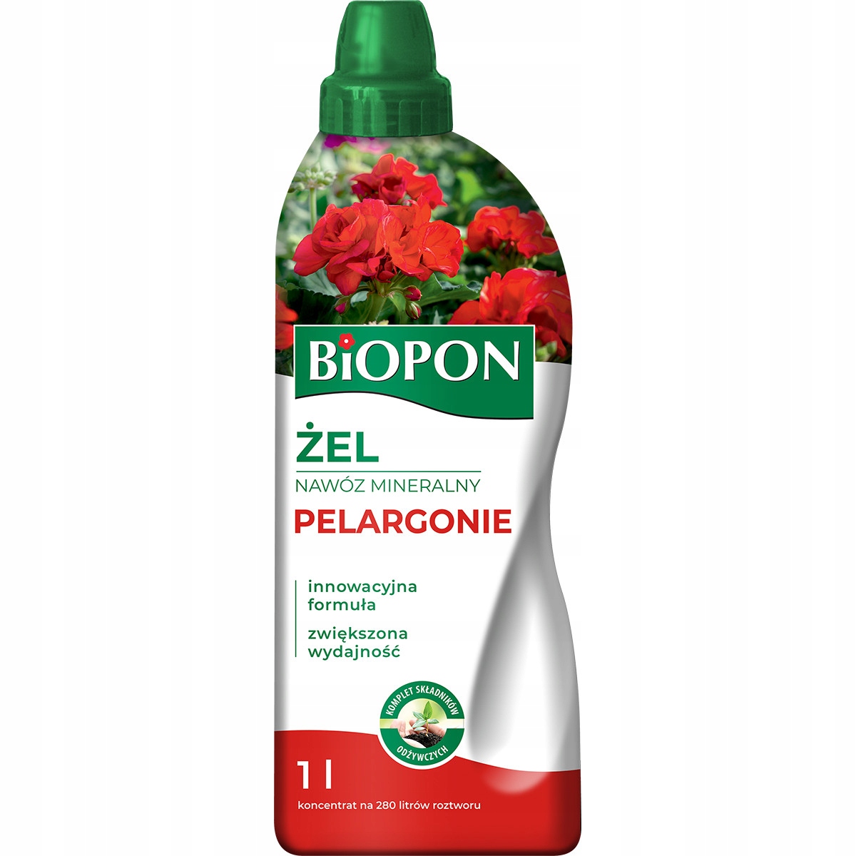 

Biopon Żel nawóz mineralny do pelargonii 1L