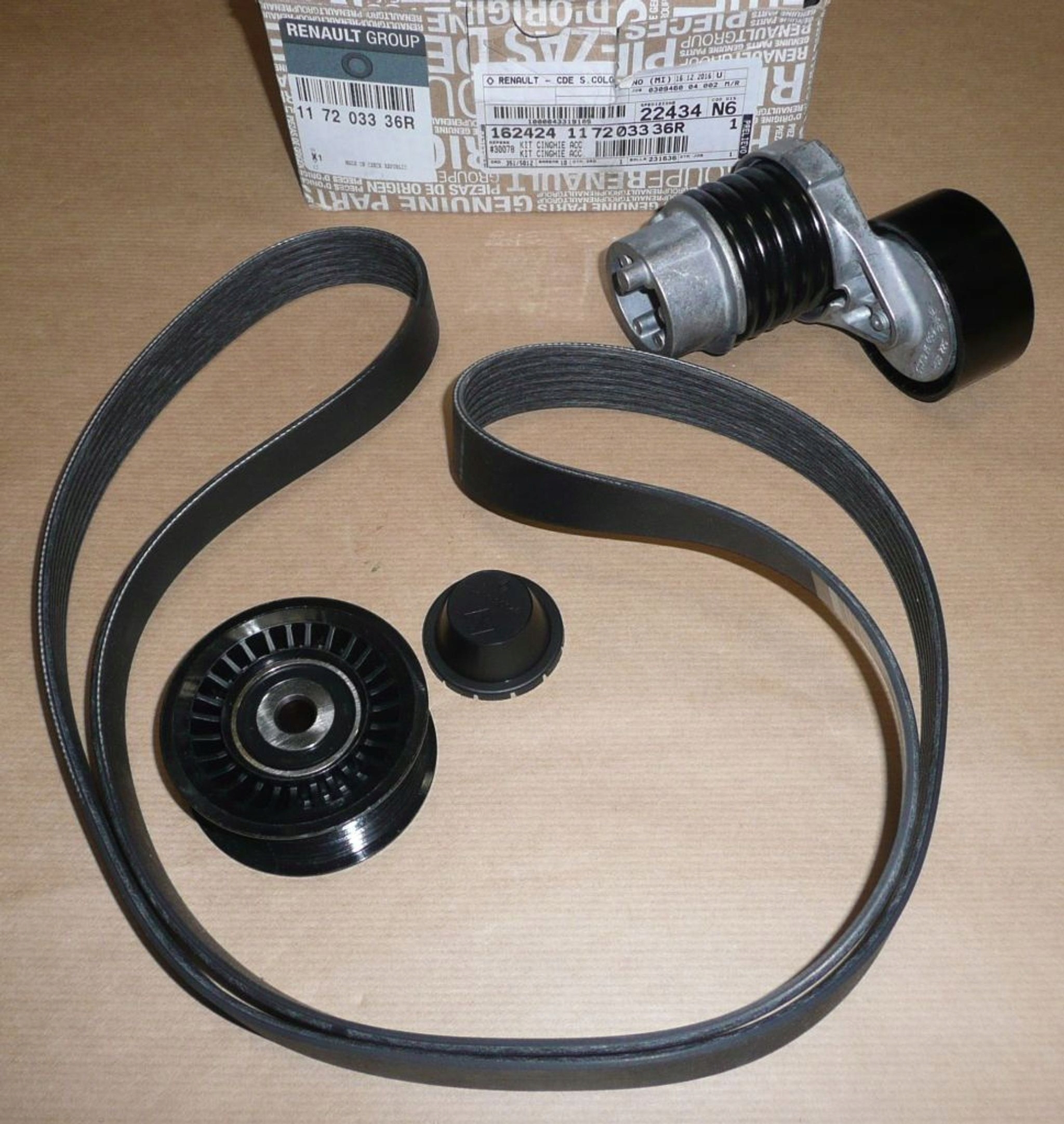 Sada Pásek Klin.r Megane III 1.2TCE 130KM 117203336R