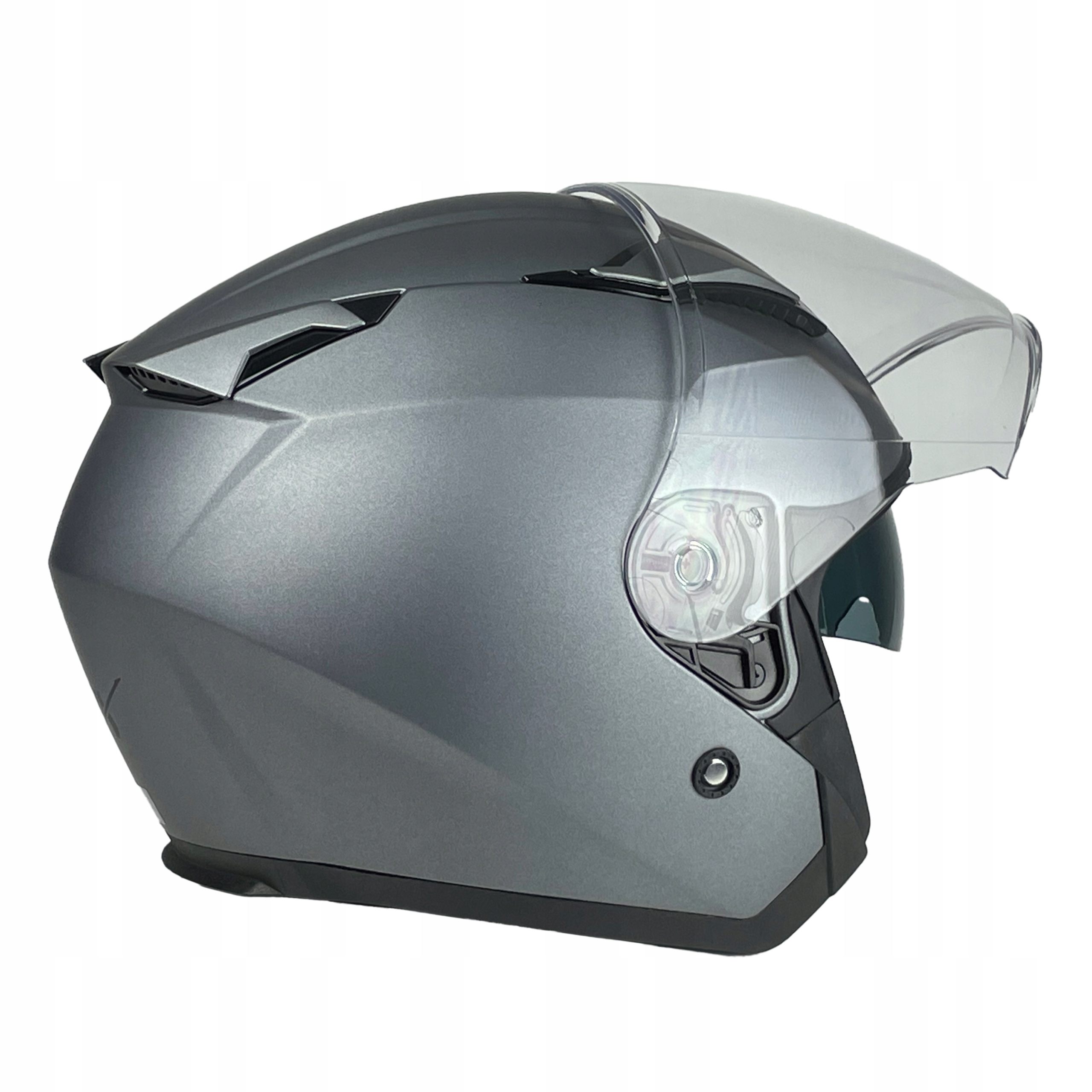 KASK MOTOCYKLOWY NX CITY OTWARTY ECER 22.06 MOTOCYKL SKUTER Z BLENDĄ r. XXL Producent NX
