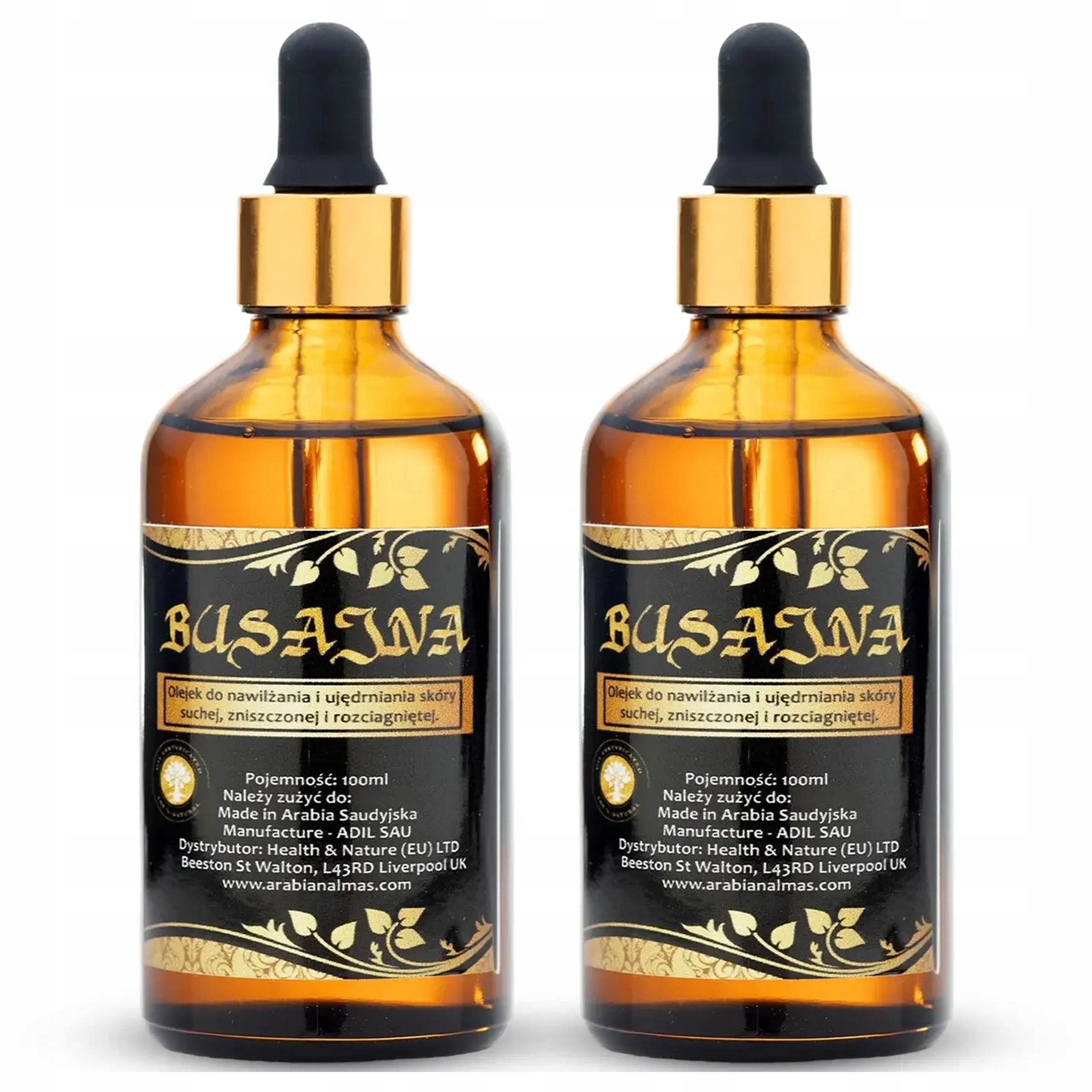 Olejek Busajna Skóra Rozciągnięta Sucha Bariera Hydrolipidowa Regeneracja