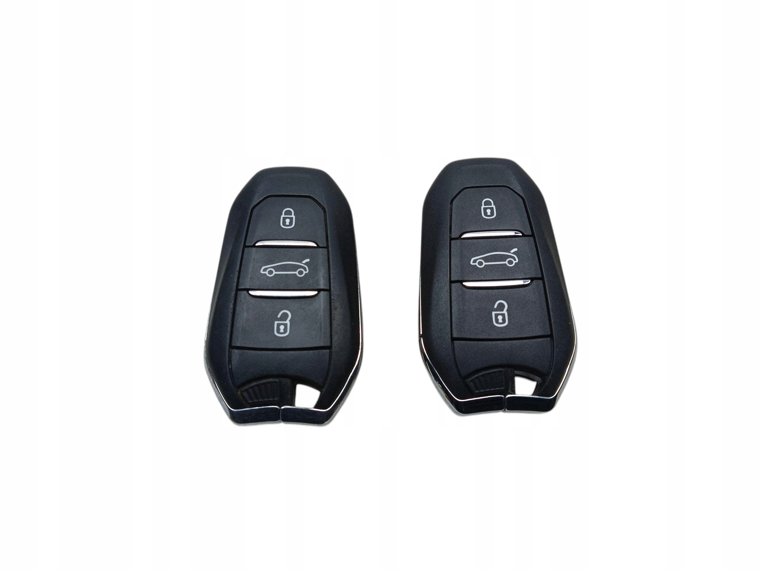 2X Clé PILOT Insert PEUGEOT 508 II (2018-2023) 98105588ZD