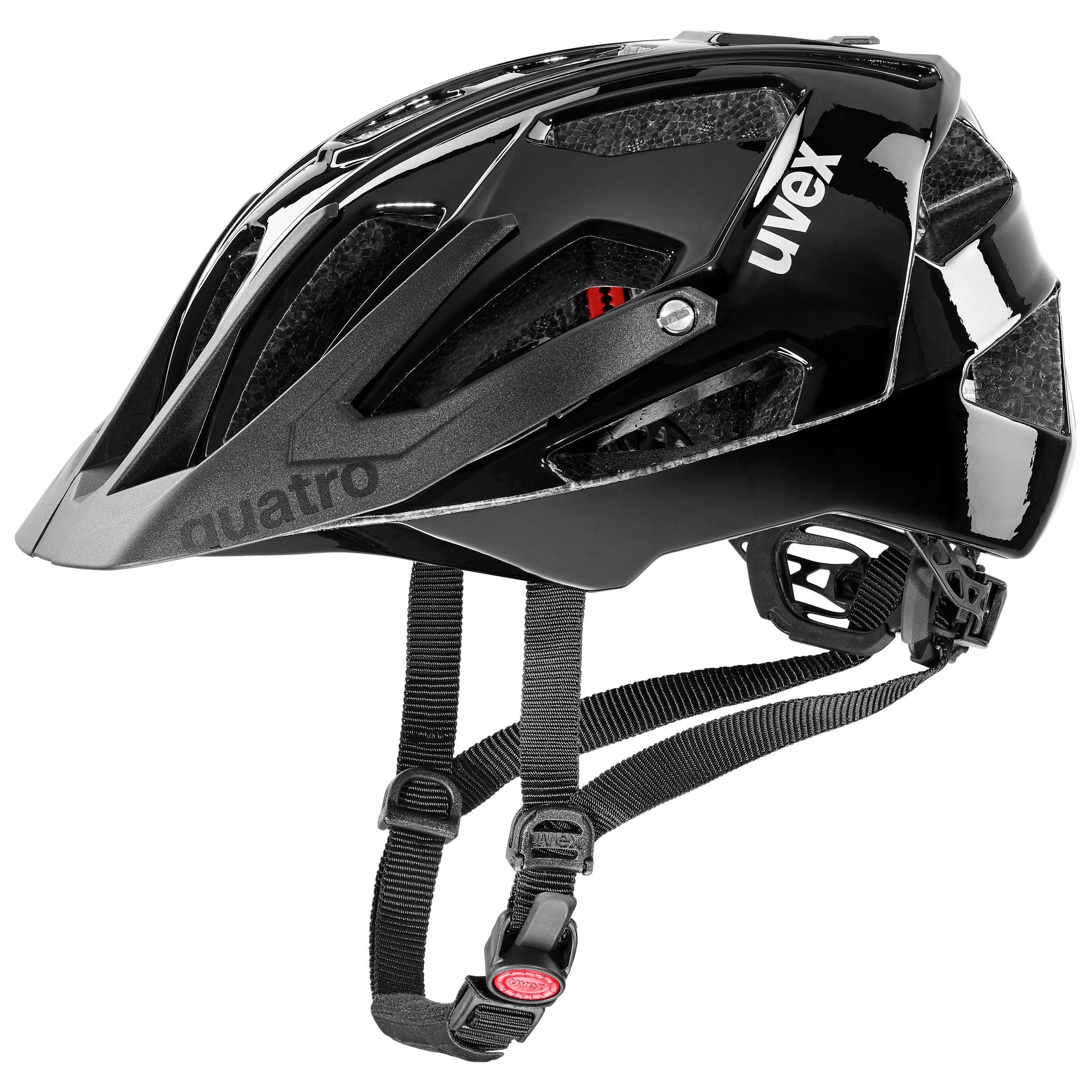 Cyklistická přilba Uvex Quatro Mtb Enduro All Black vel. M 52-57 cm