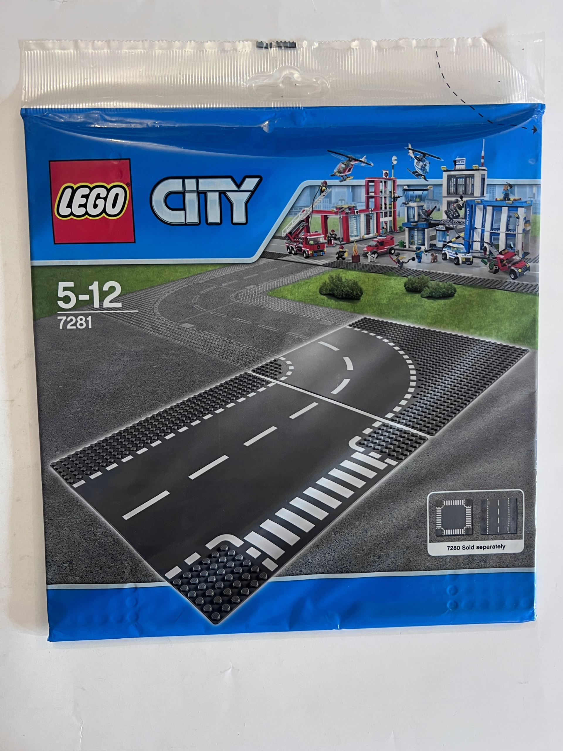 Lego 7281 City Skrzyżowanie i zakręt makieta