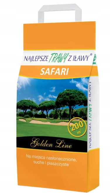 MIESZANKA TRAW SAFARI 10 KG PREMIUM GOLDEN LINE NA MIEJSCA SUCHE ROLIMPEX