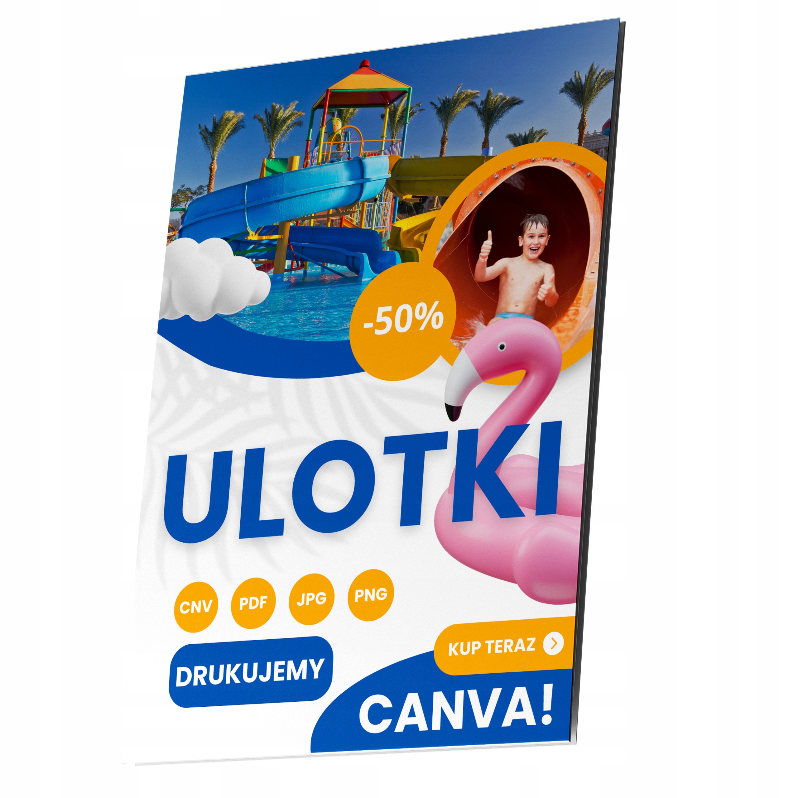 Ulotki A5 400 sztuk Kreator On-line Jednostronne