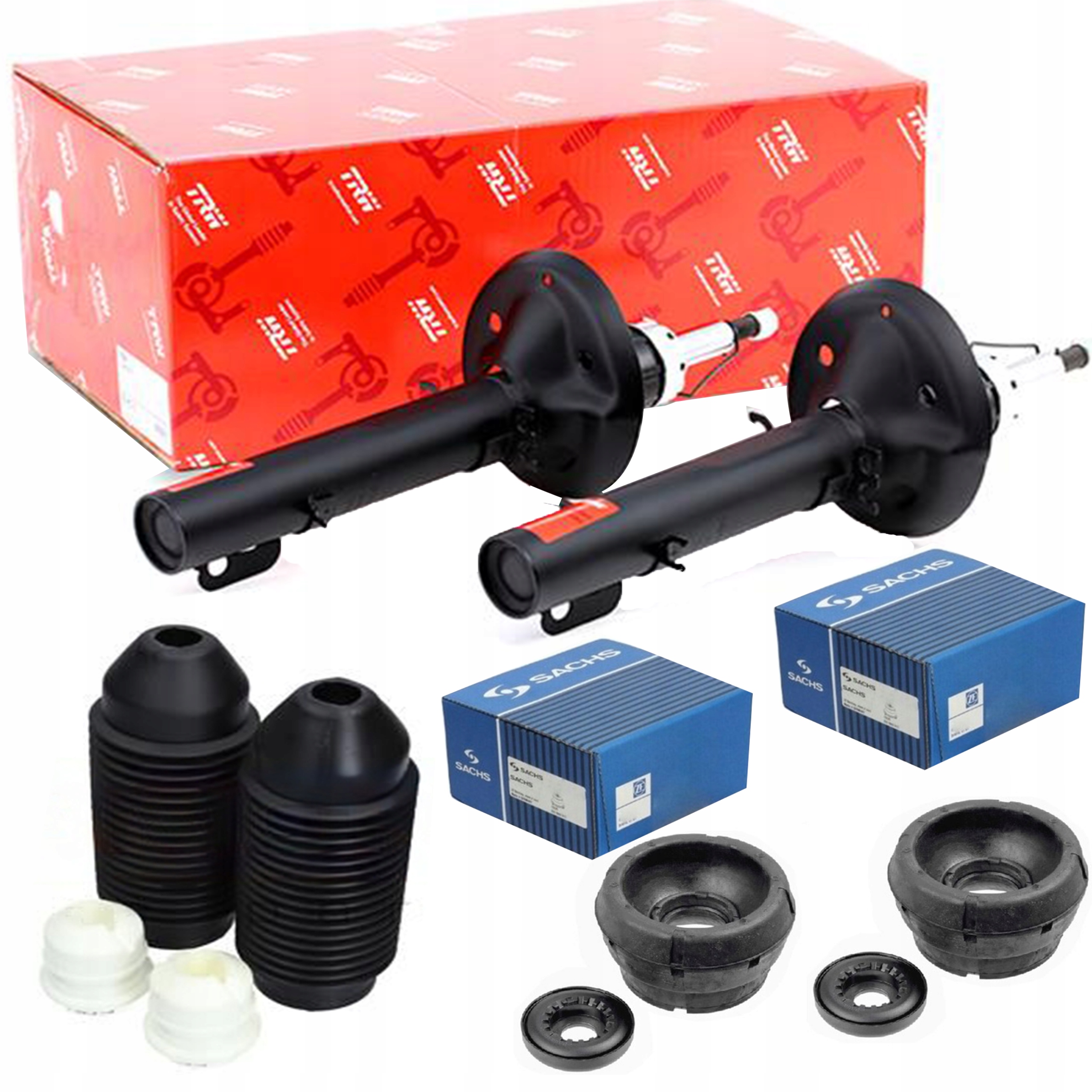 AMORTYZATORY PRZÓD PODUSZKI VW GOLF IV 4 BORA TRW