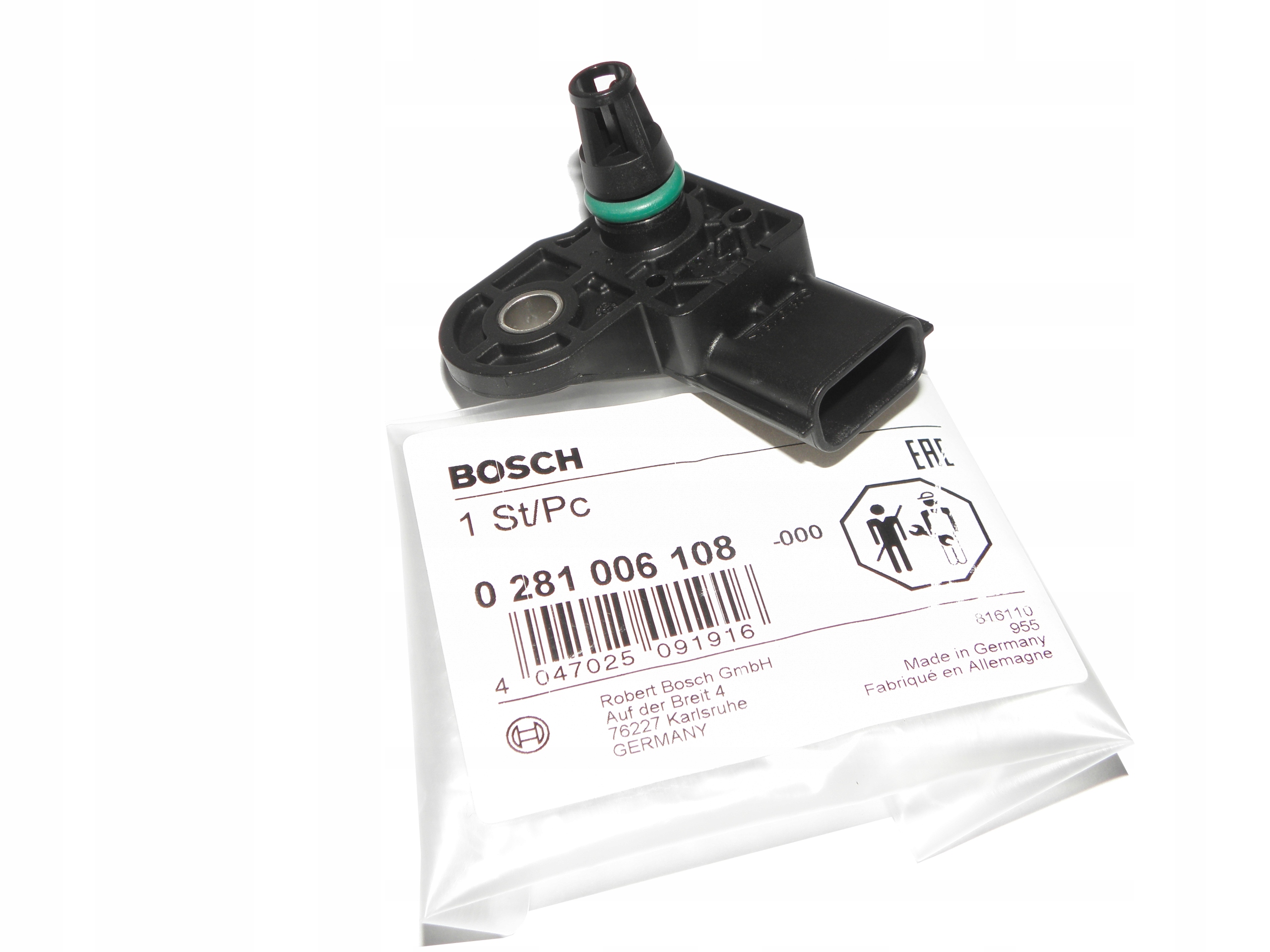 CZUJNIK CISNIENIA NISSAN DACIA RENAULT 1 5 1 6 DCi Part number 0 281 006 108