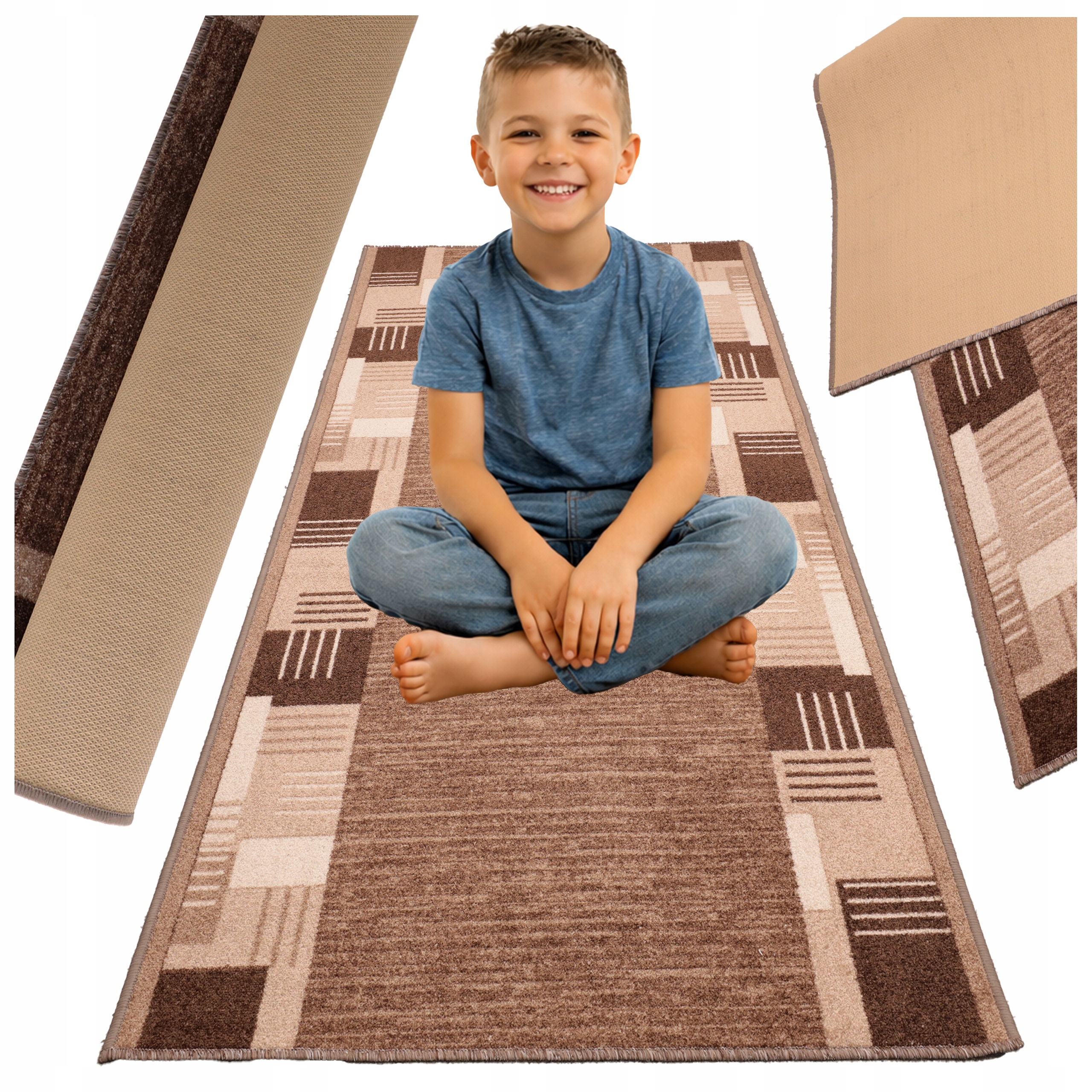 Koberec Běhoun Do Předsíně Protiskluzový Chodník Hotový rozměr 100x220 cm