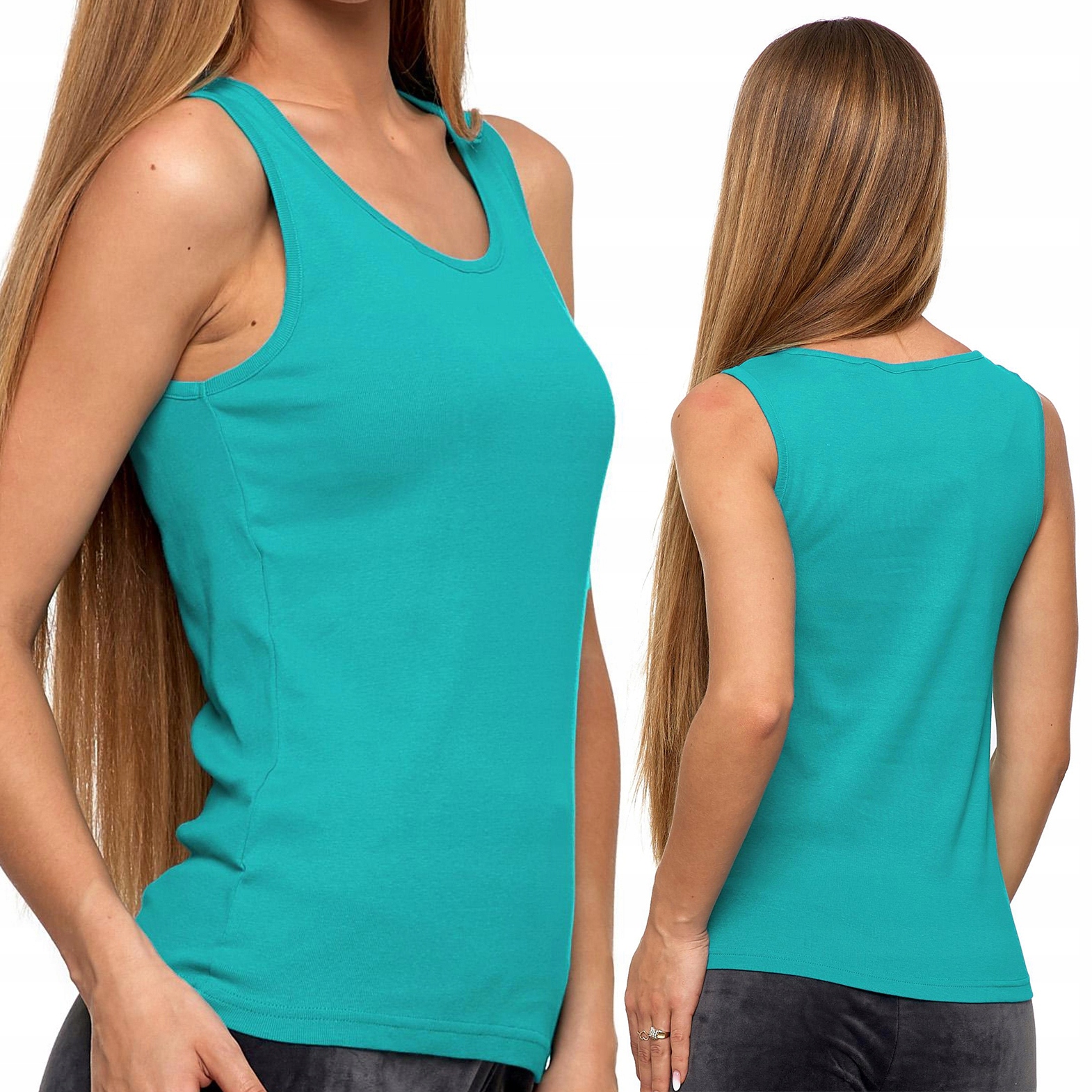 Dámský tílkový top s ramínky a boxerkou 100% Bavlna Moraj M