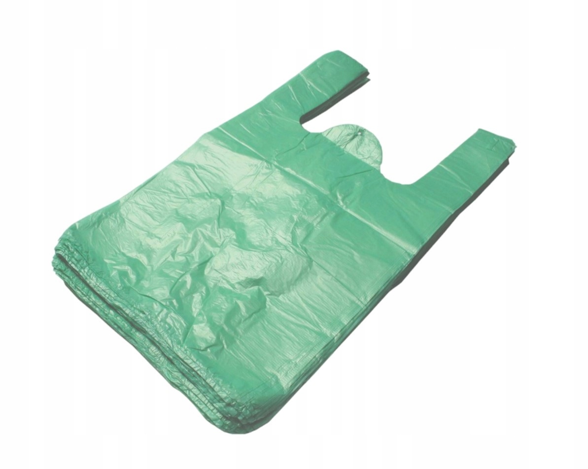 Reklamówki Foliowe HDPE 10kg 30x55 200szt Zielone