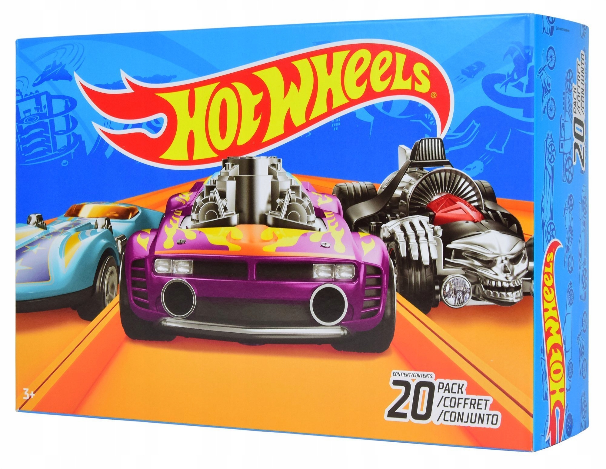 HOT WHEELS Zestaw Kolekcjonera 20 Autek DXY59 RESORAKI RYSORAKI AUTA 20PACK EAN (GTIN) 887961406559