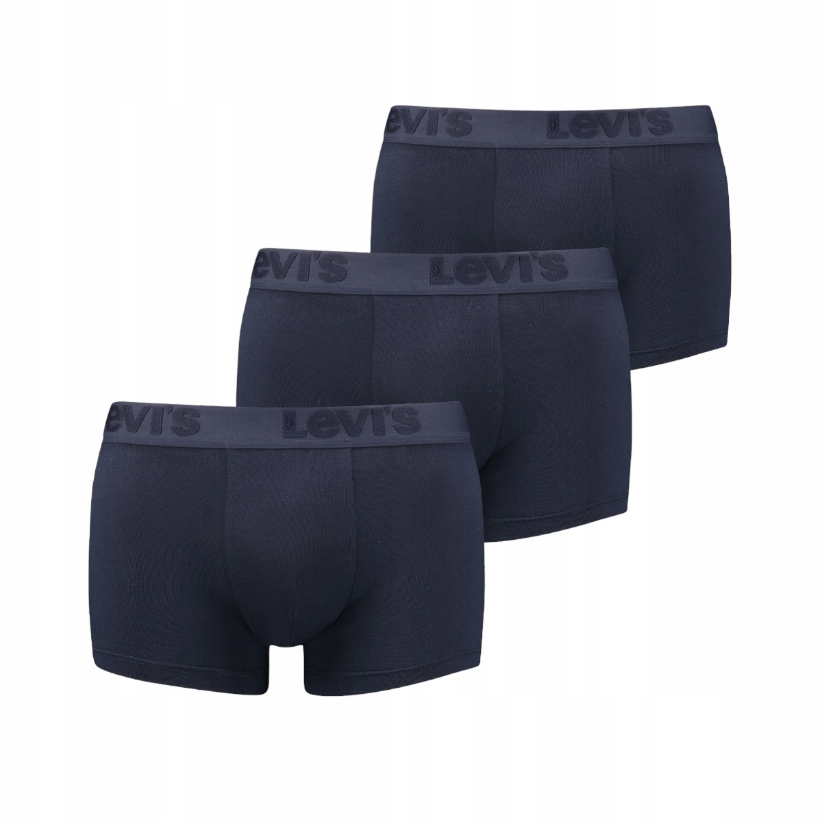 Levi's Pánské Boxerky Slipy Men Premium Trunk 3P Tmavě Modré vel. M
