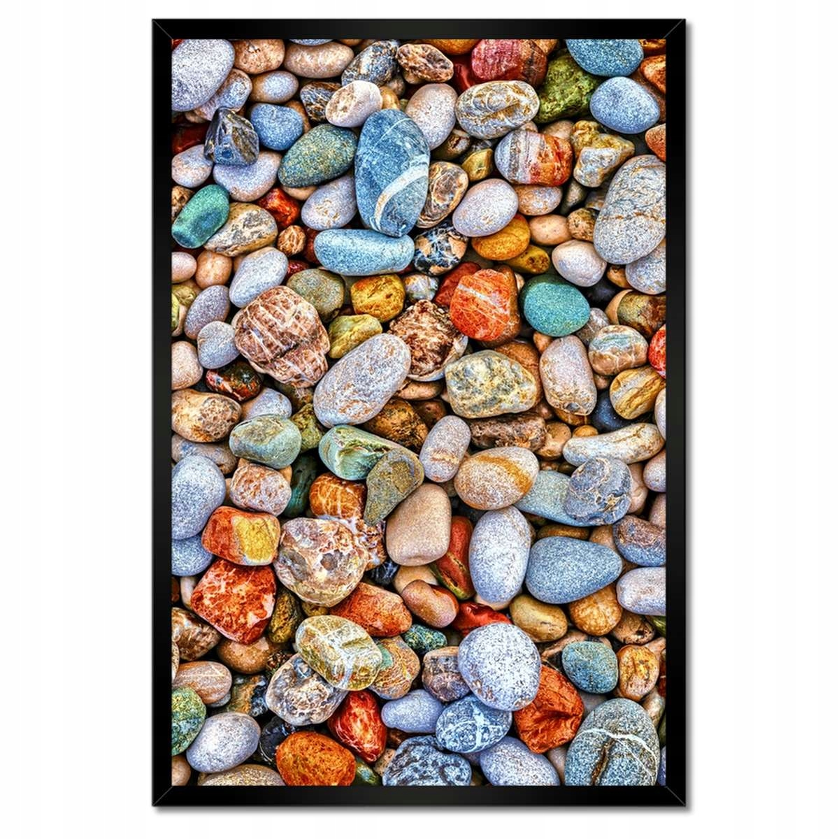 Plakáty v rámu 40x60 Barevné kamínky Oblázek