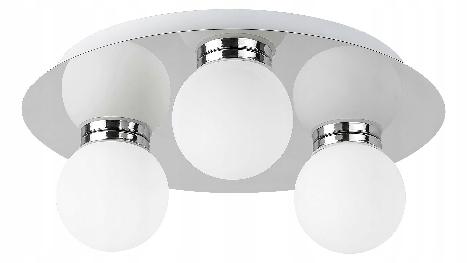 Koupelnové stropní svítidlo Rabalux Becca G9 3x28W chrom IP44, průměr 30 cm