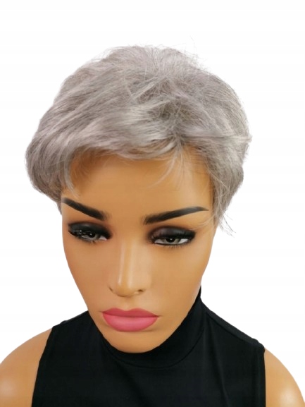 Dámská paruka Julia šedá krátká Nesessaja wigs shop
