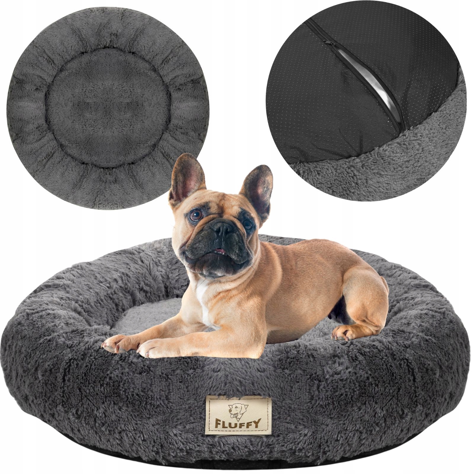 Levně Pelíšek Puché Shaggy 60 cm Snímatelný chlupatý Potah Obláček