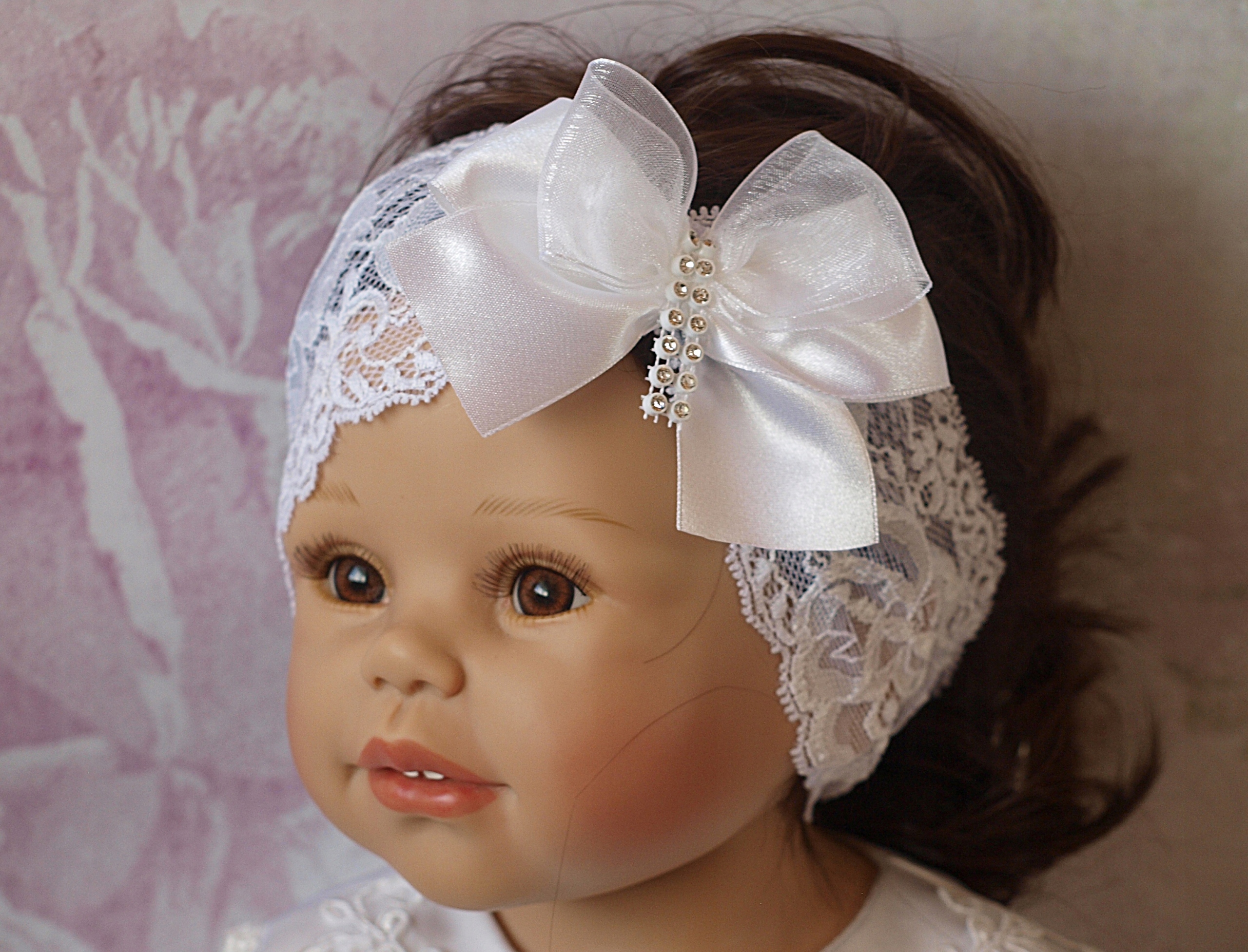 KORONKOWA OPASECZKA NA CHRZEST BIAŁA 62 Marka Inna marka