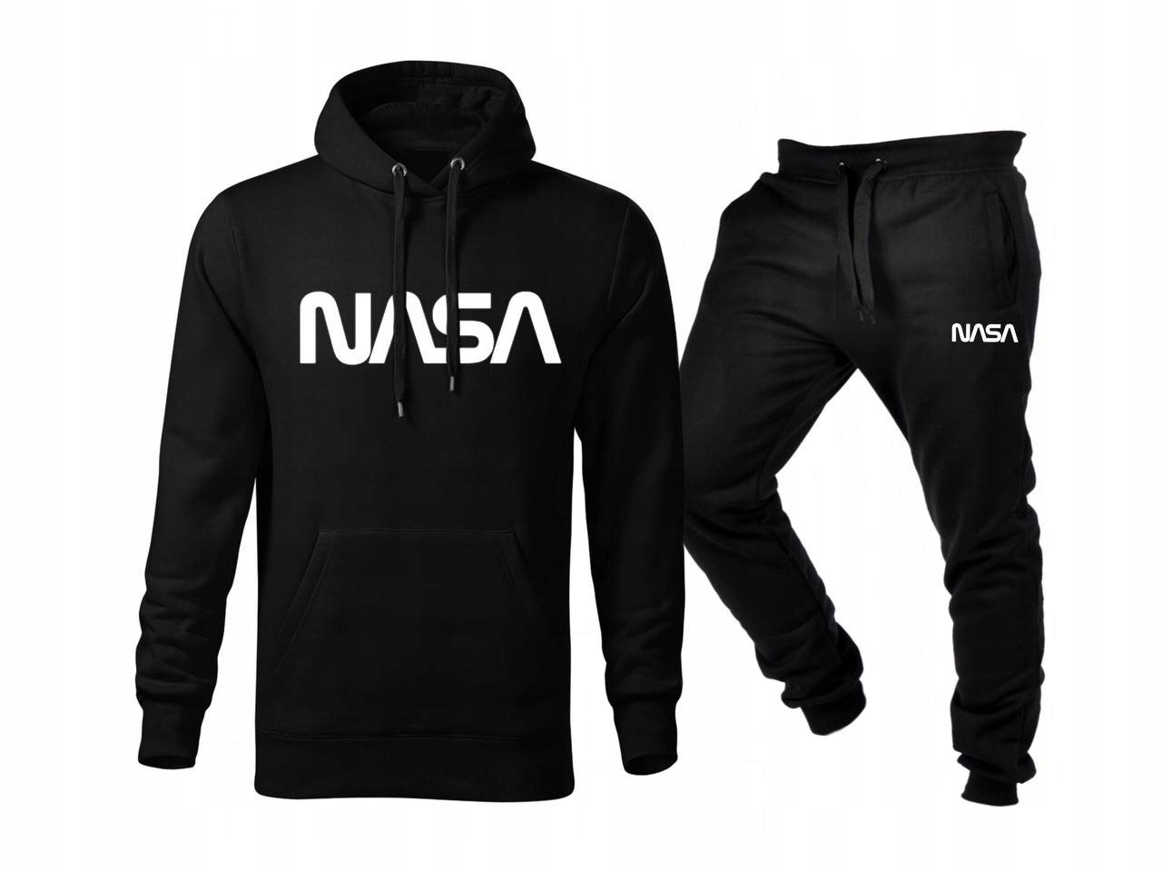 

Komplet Dresowy Dres Męski Nasa Bluza Spodnie XXL
