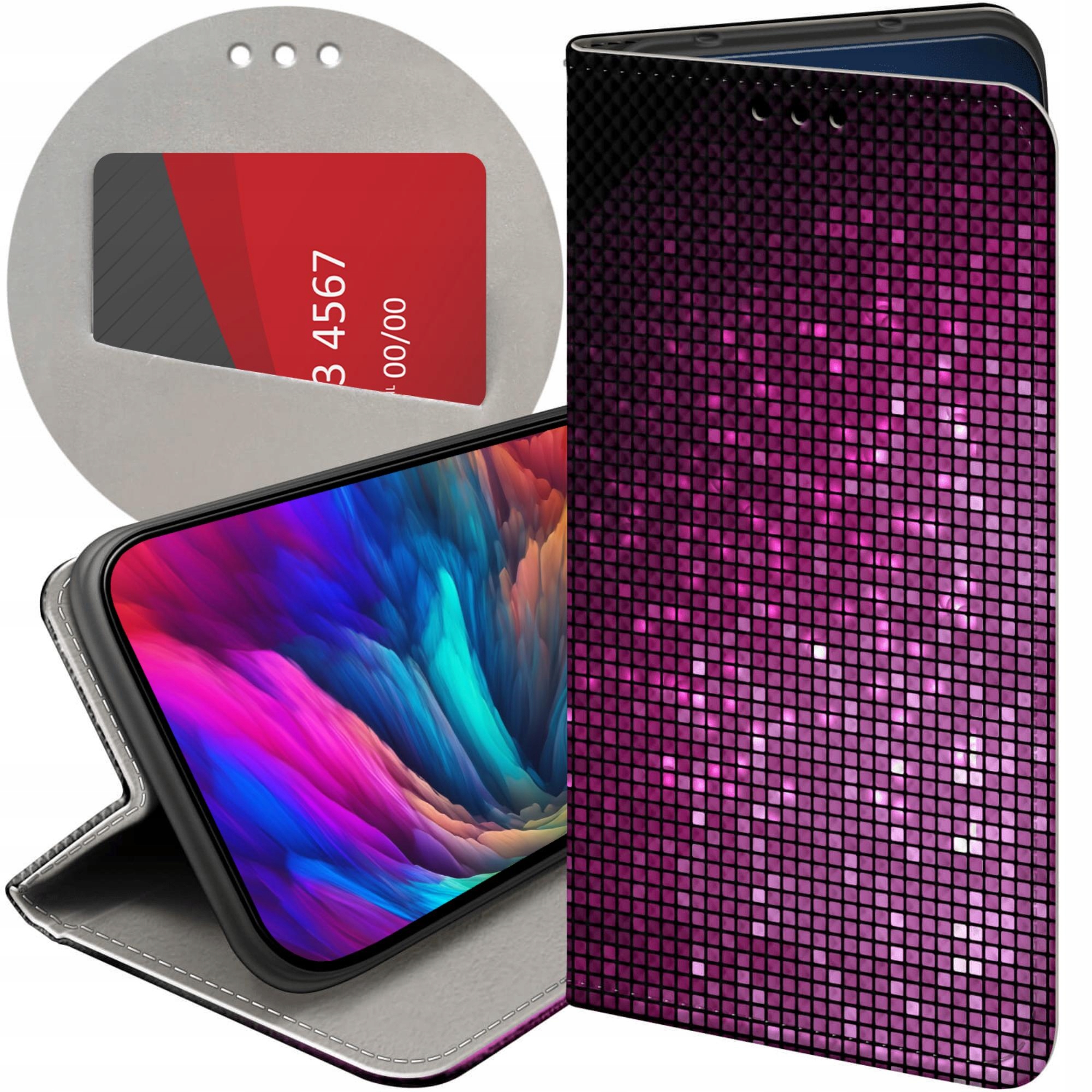 Etui Do Xiaomi Redmi 15 4G 5G Imitacja Brokatu Brokatowe Błyszczące