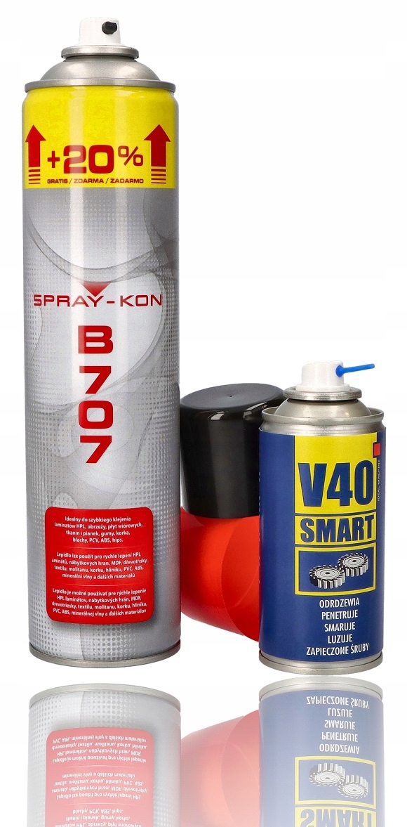 

Klej kontaktowy w aerozolu Zestaw Spray-kon B707