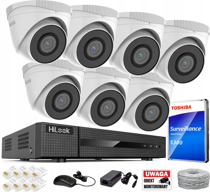 Sada kamer Ip 5MPx PoE IPCAM-T5 Hilook od společnosti Hikvision