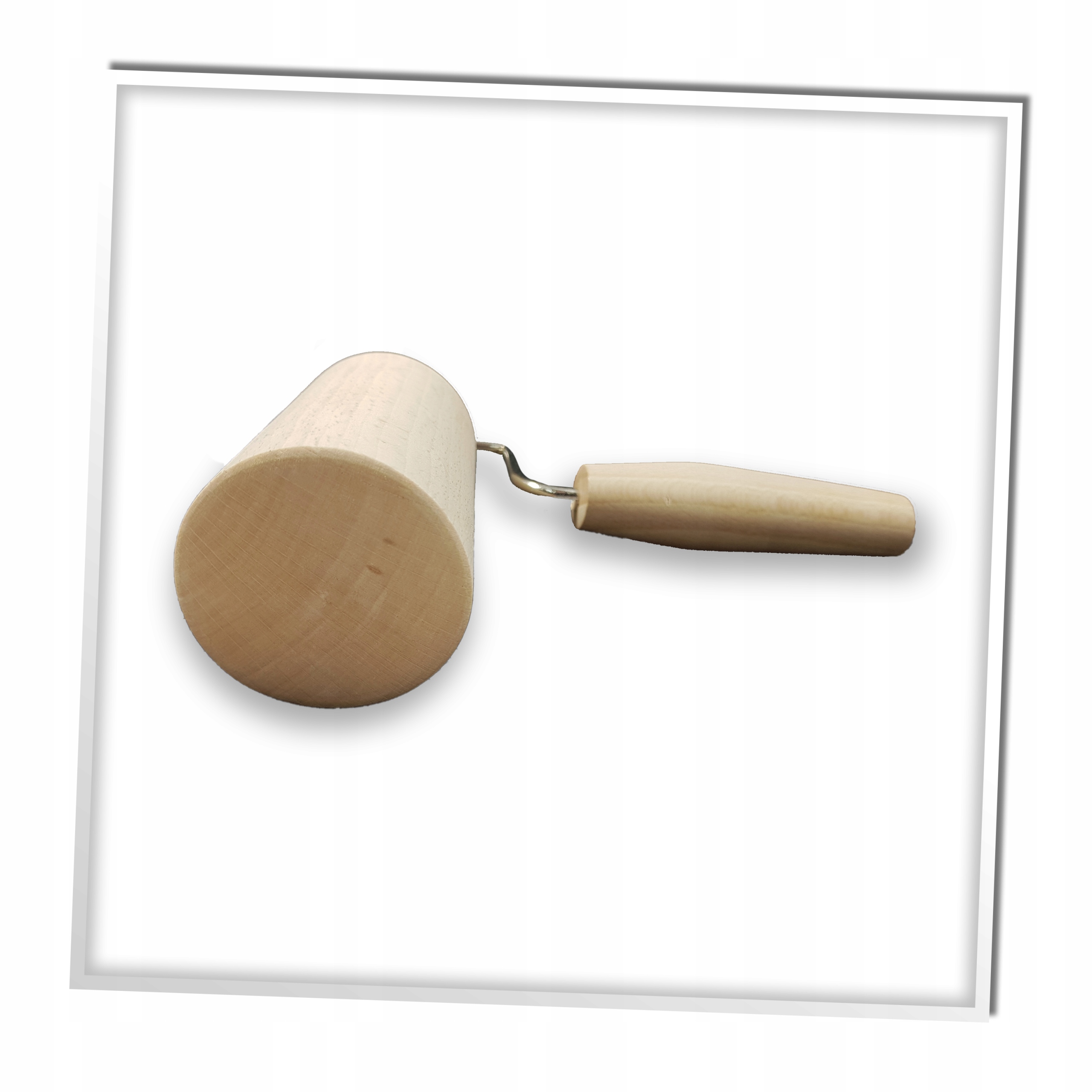 WAŁEK DREWNIANY Do CIASTA Pizzy Blachy Formy 8cm Marka GraweroweLove