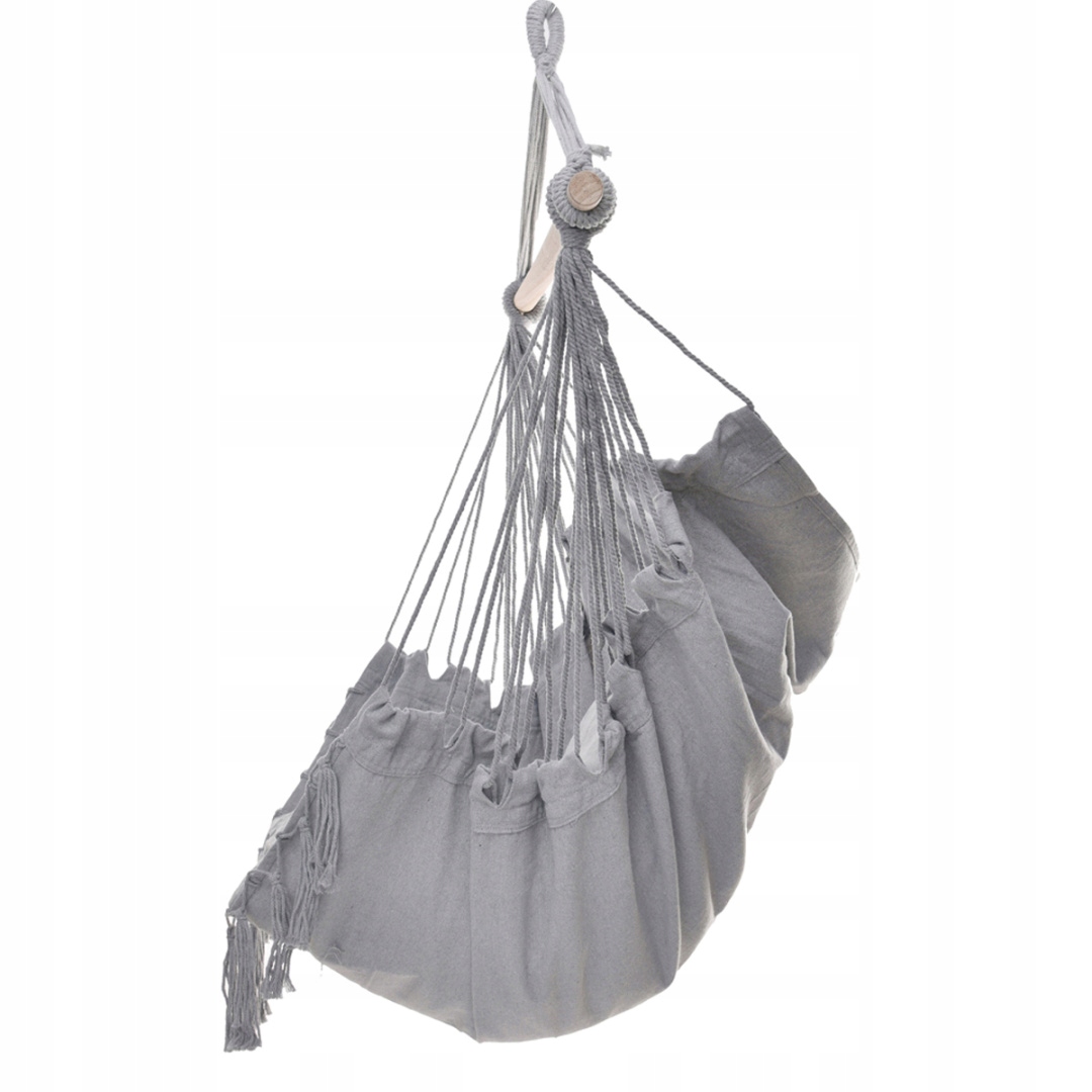 FOTEL OGRODOWY WISZĄCY BOCIANIE GNIAZDO HUŚTAWKA JULIA SZARY Marka inna