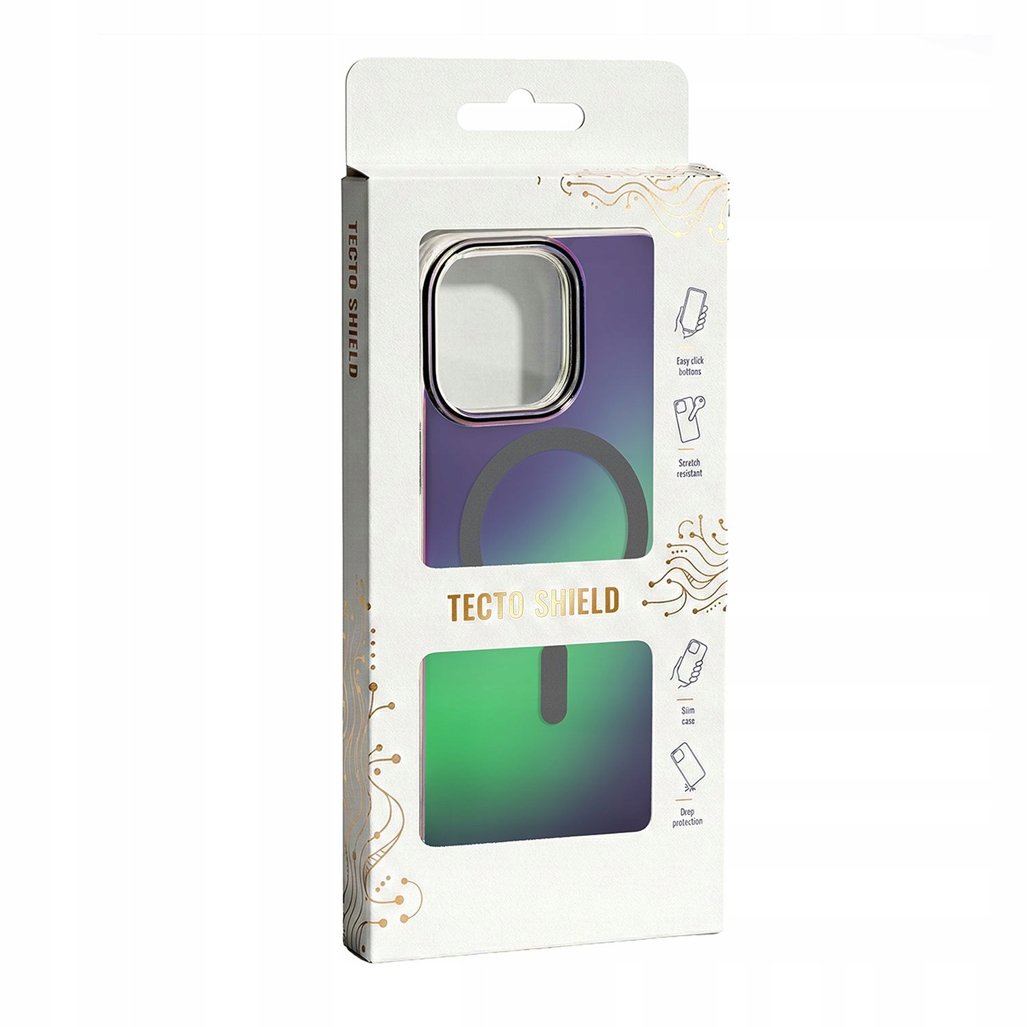 Tecto Shield nakładka Aurora do iPhone 16 Pro 6,3" szara Tecto Shield