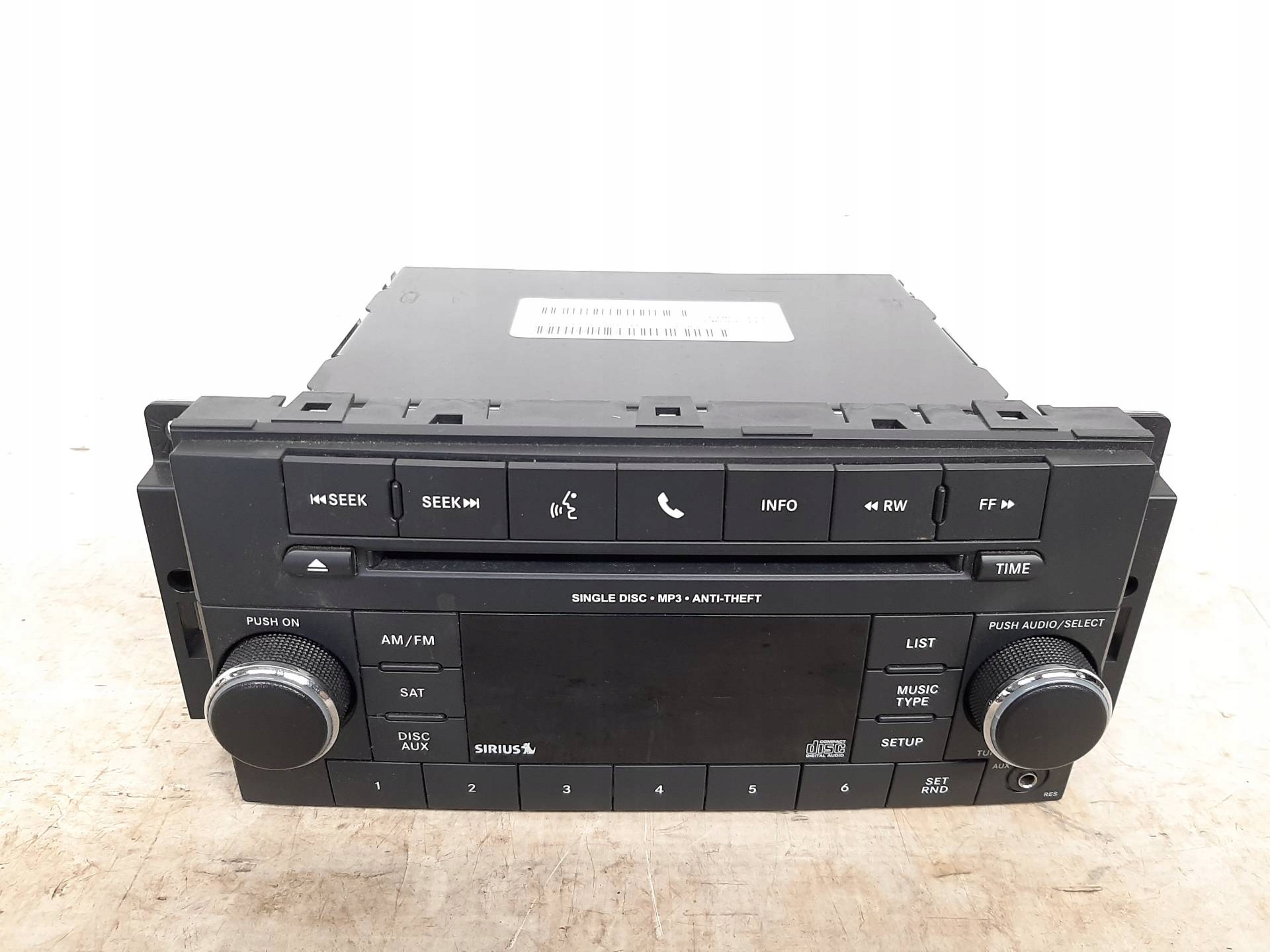 14205 - Радио P68252825AC Jeep Wrangler JK