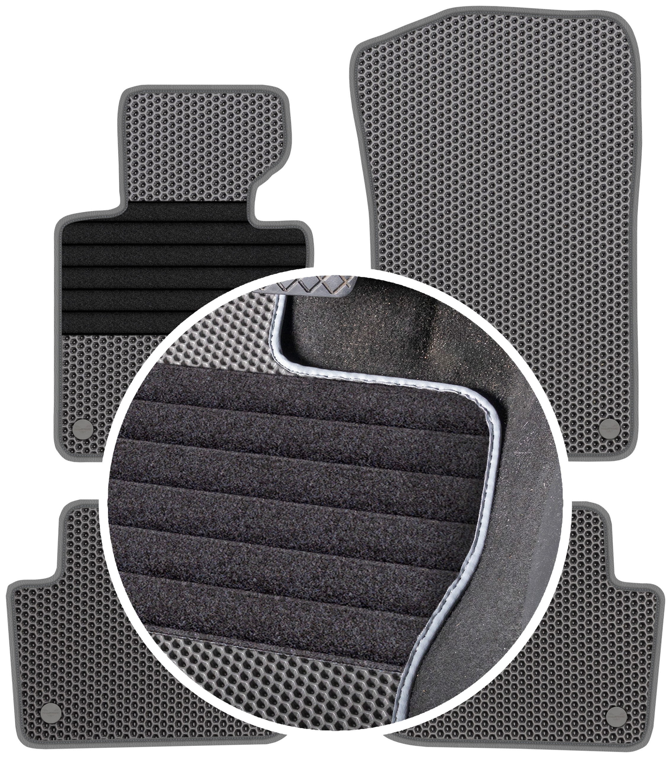 Bmw X3 E83 2003-2010 Gumové stierače do auta Eva